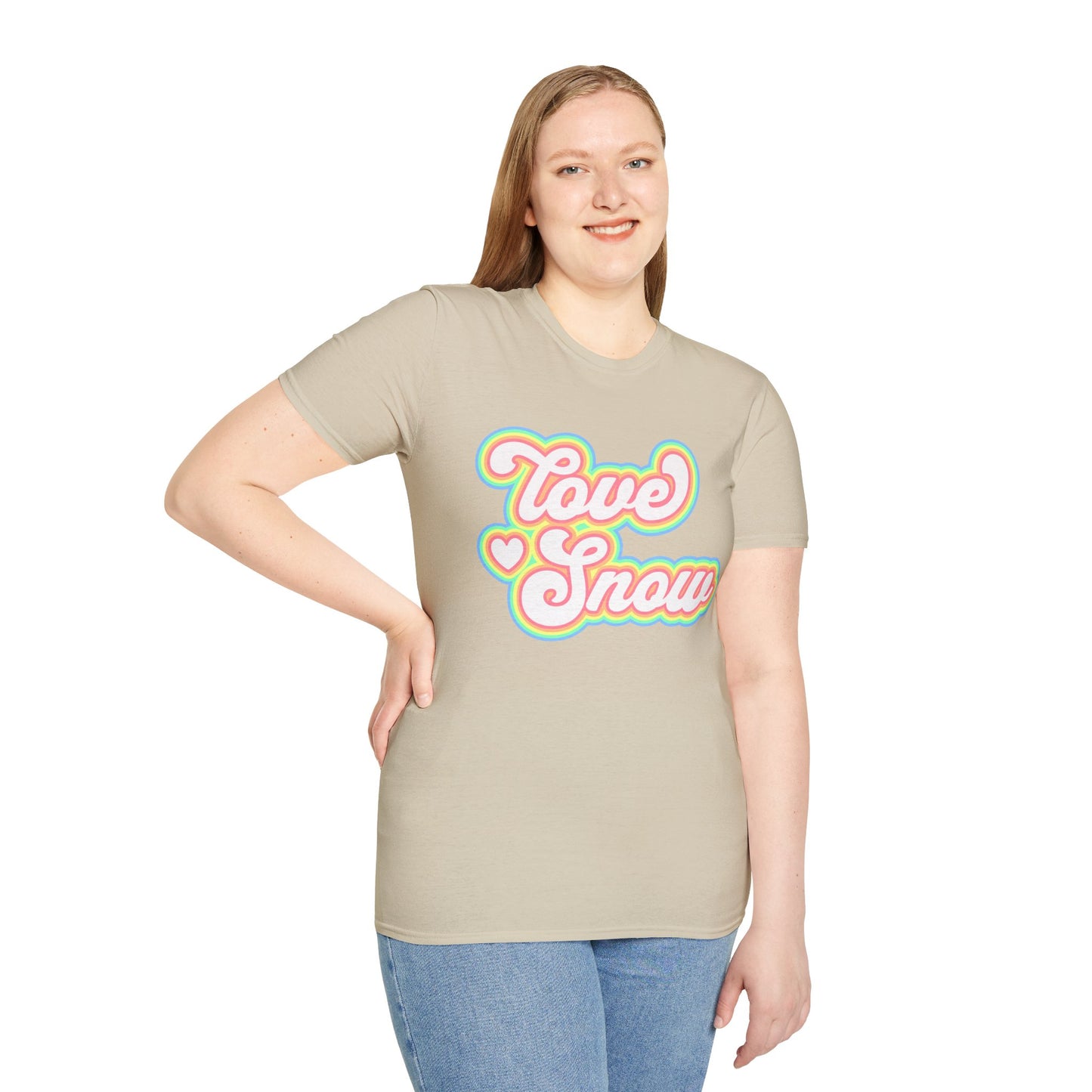 Love Snow Fun Softstyle T-Shirt