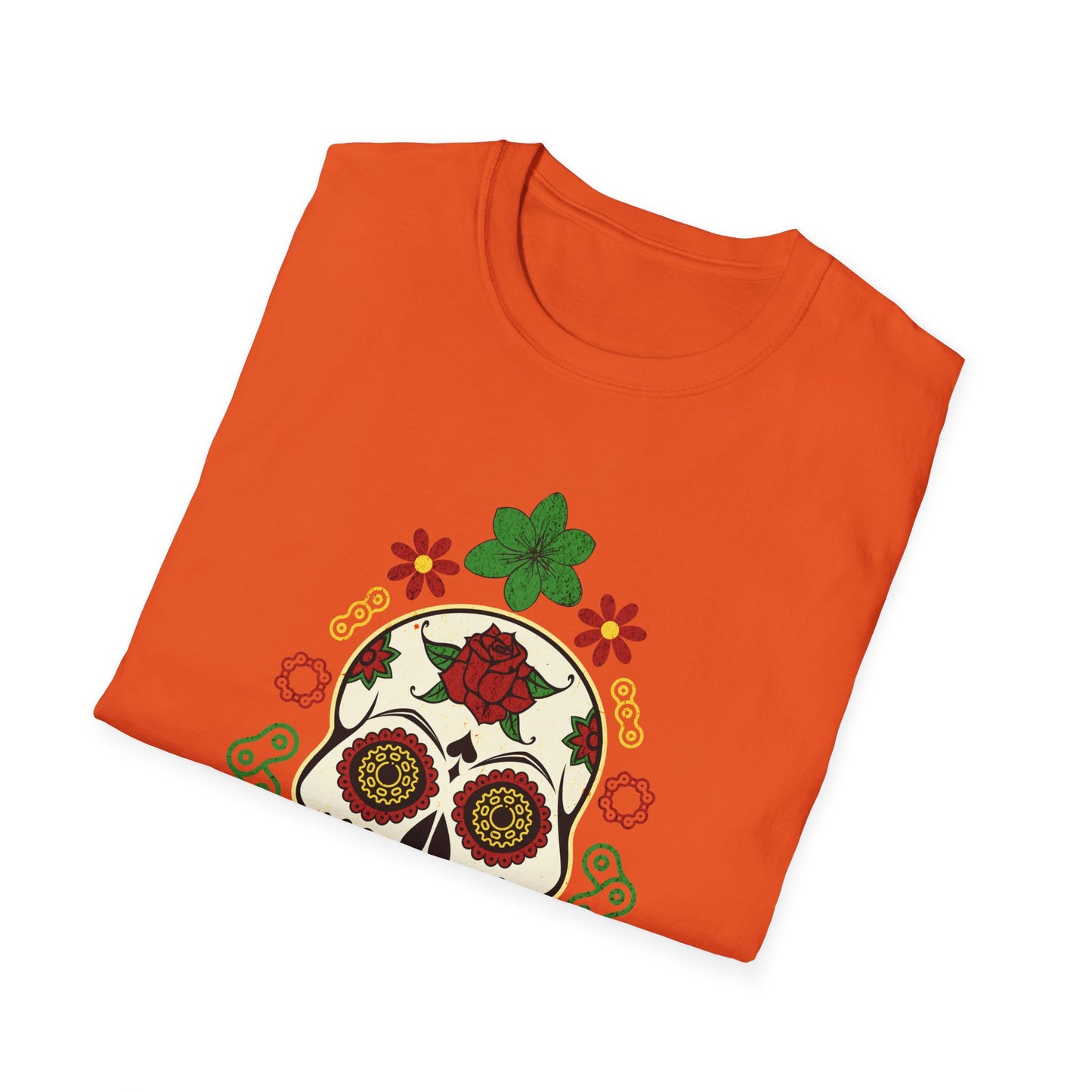 Dia de Los Muertos Biking T-Shirt