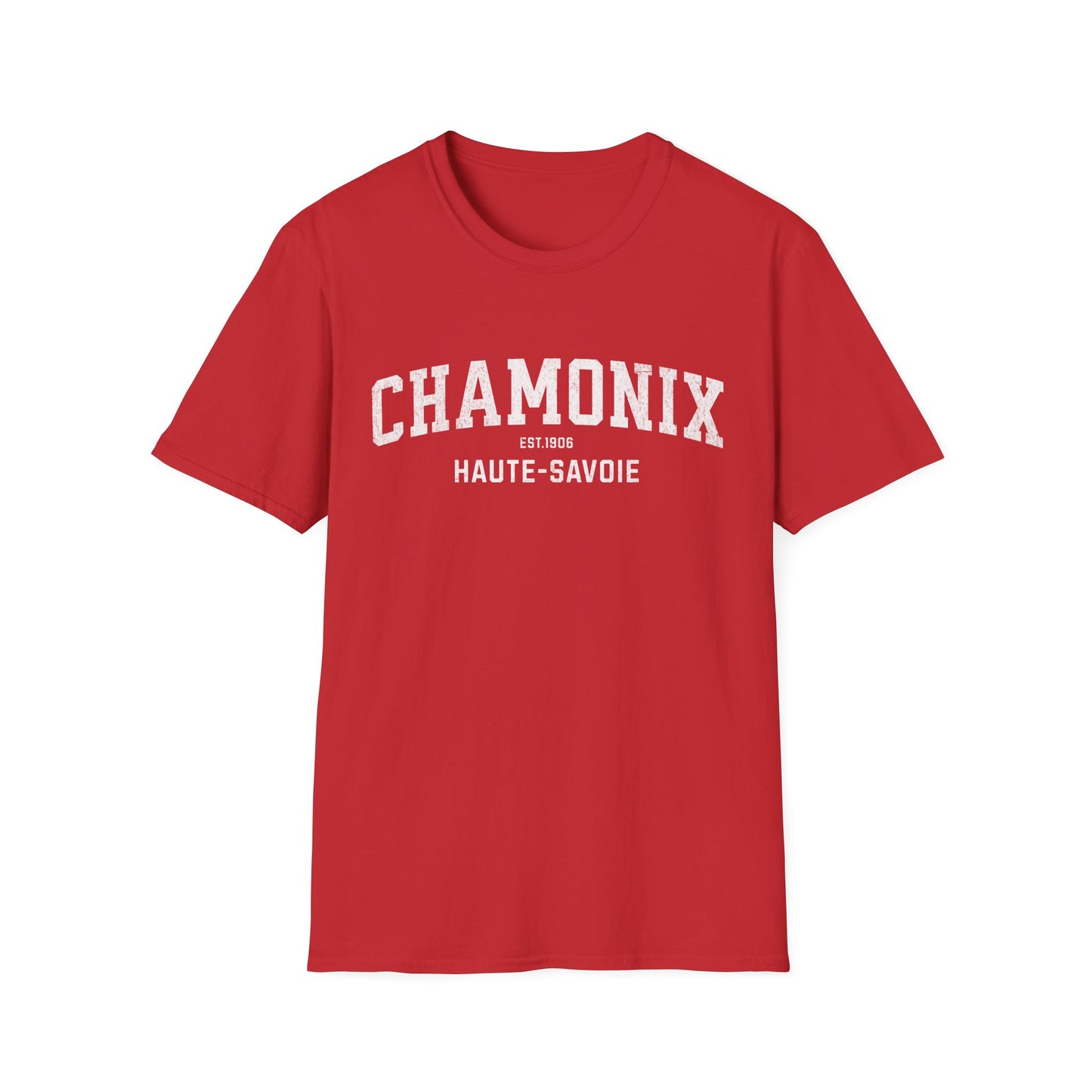 Chamonix Distressed Ski T-Shirt