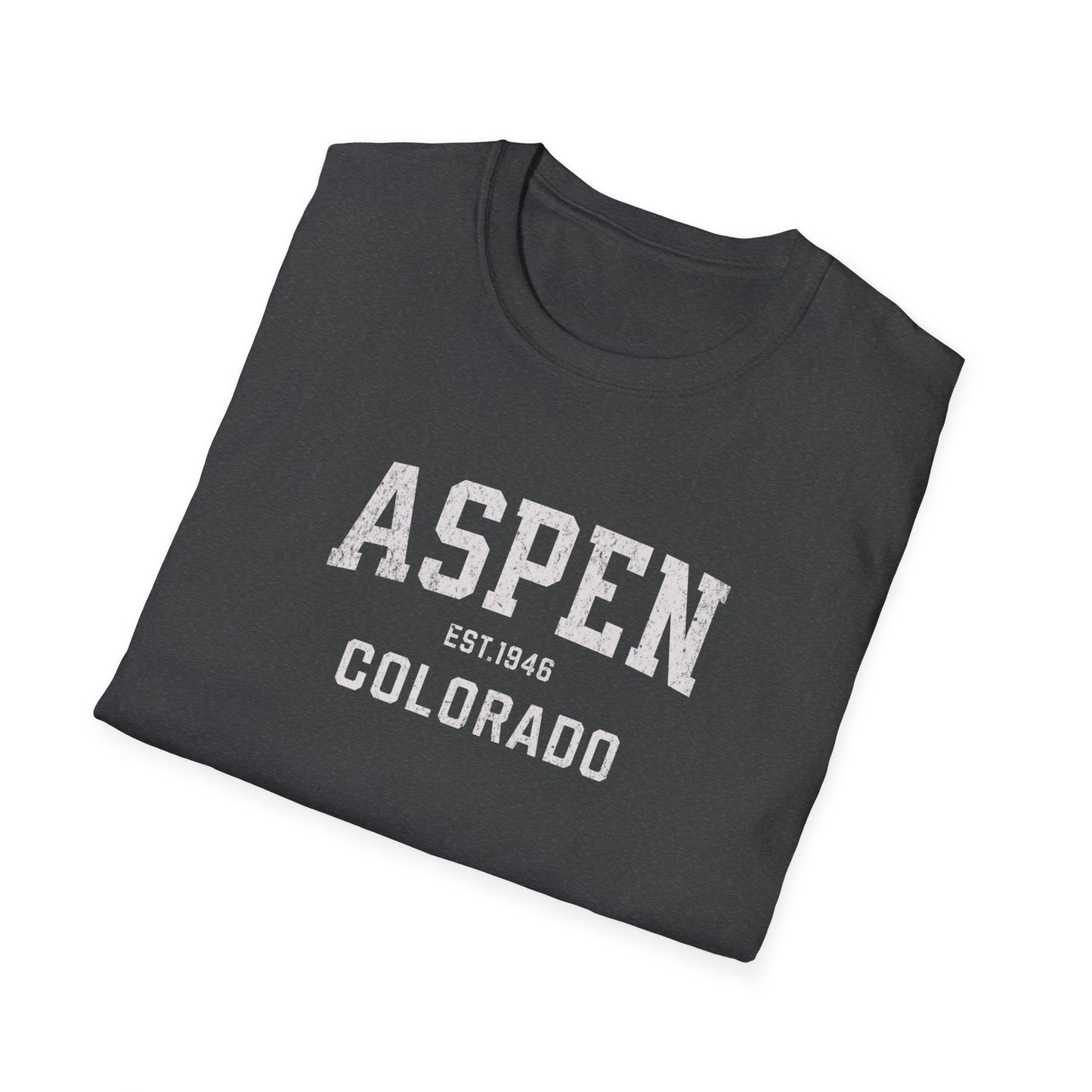 Aspen Distressed Ski T-Shirt