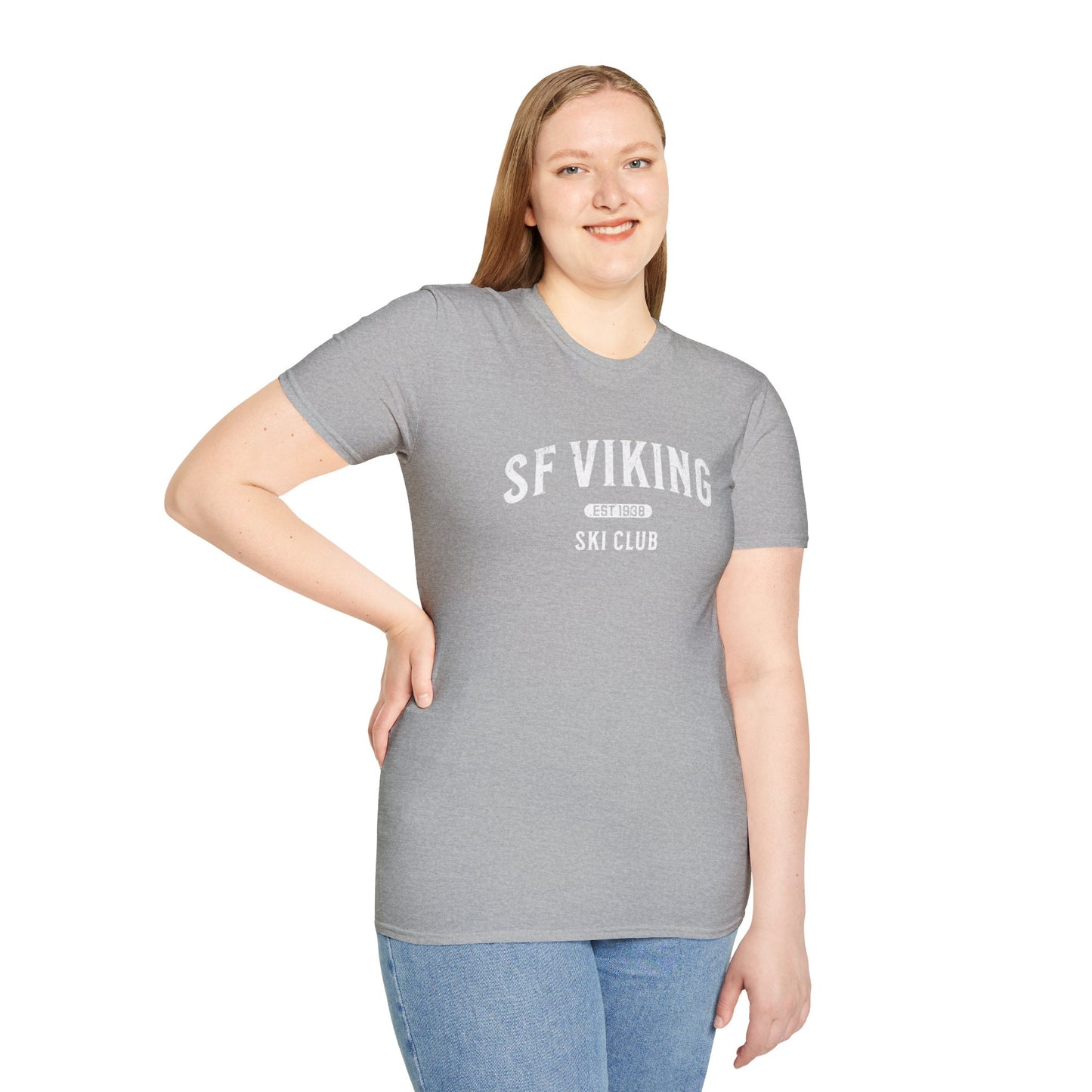 SF Viking Ski Club Distressed T-Shirt