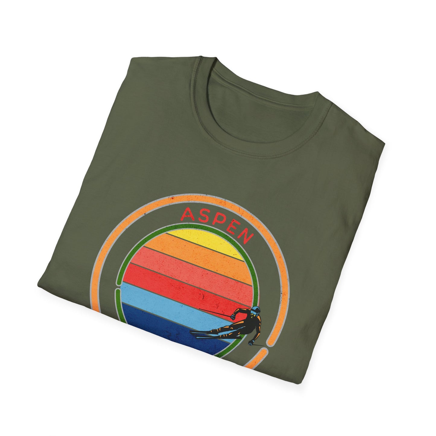 Aspen Sun Skier T-Shirt