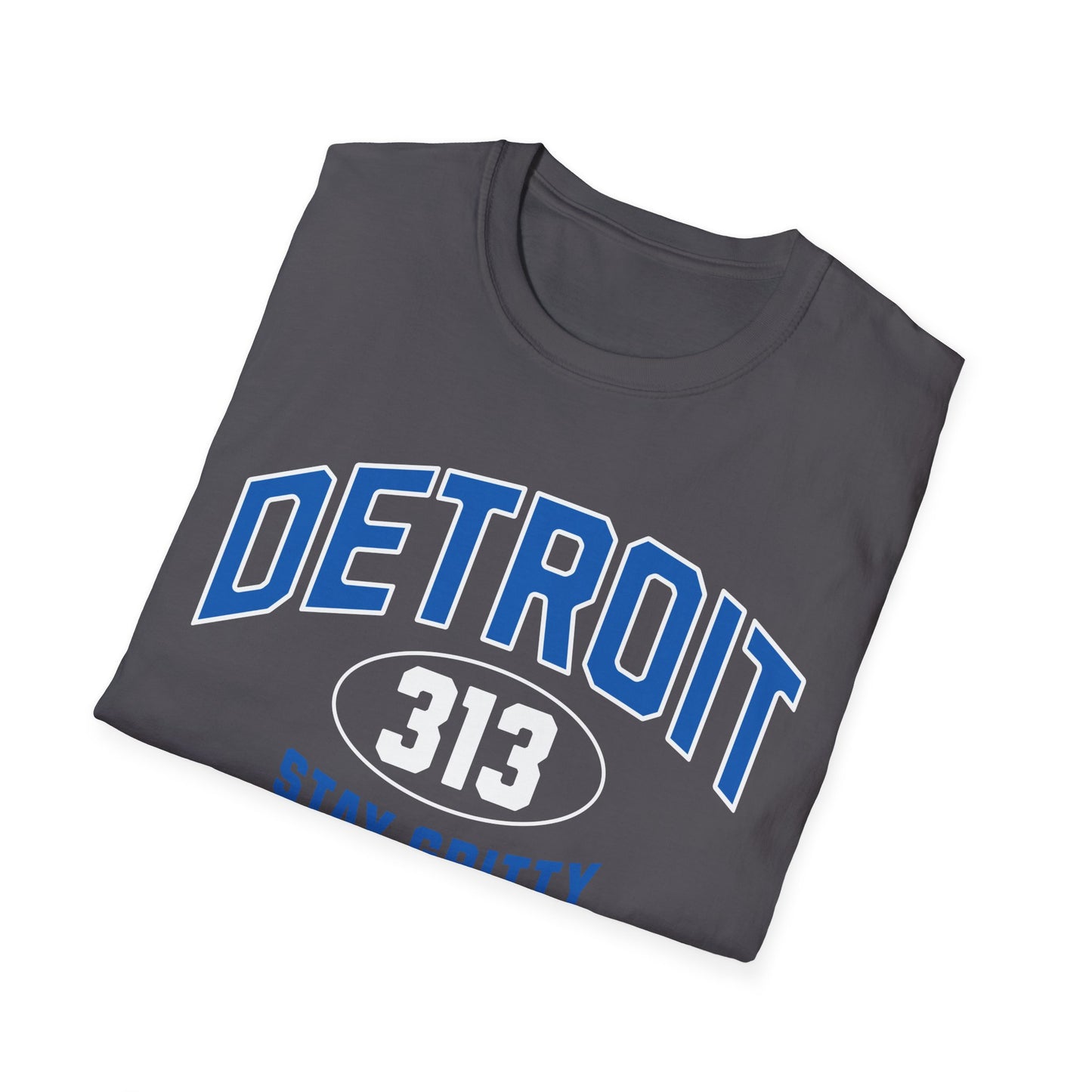 Detroit 313 Stay Gritty Varsity T-Shirt