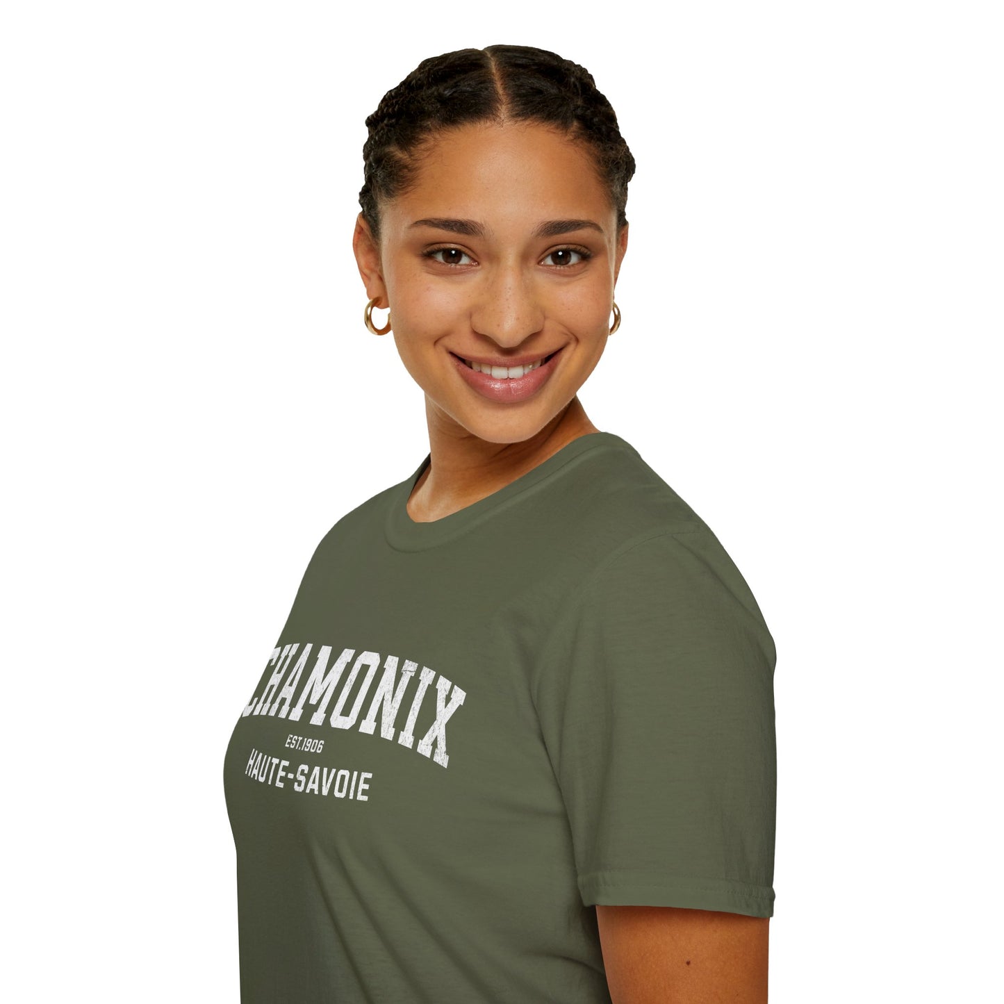 Chamonix Distressed Ski T-Shirt