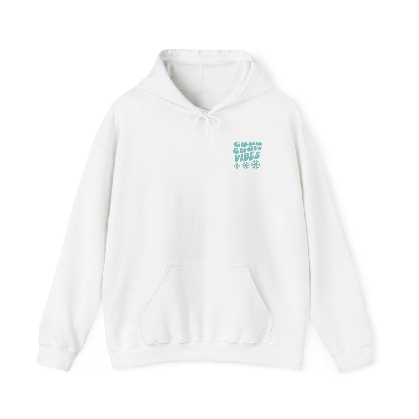 Good Snow Vibes Fun Skiing Unisex Hooded Sweatshirt