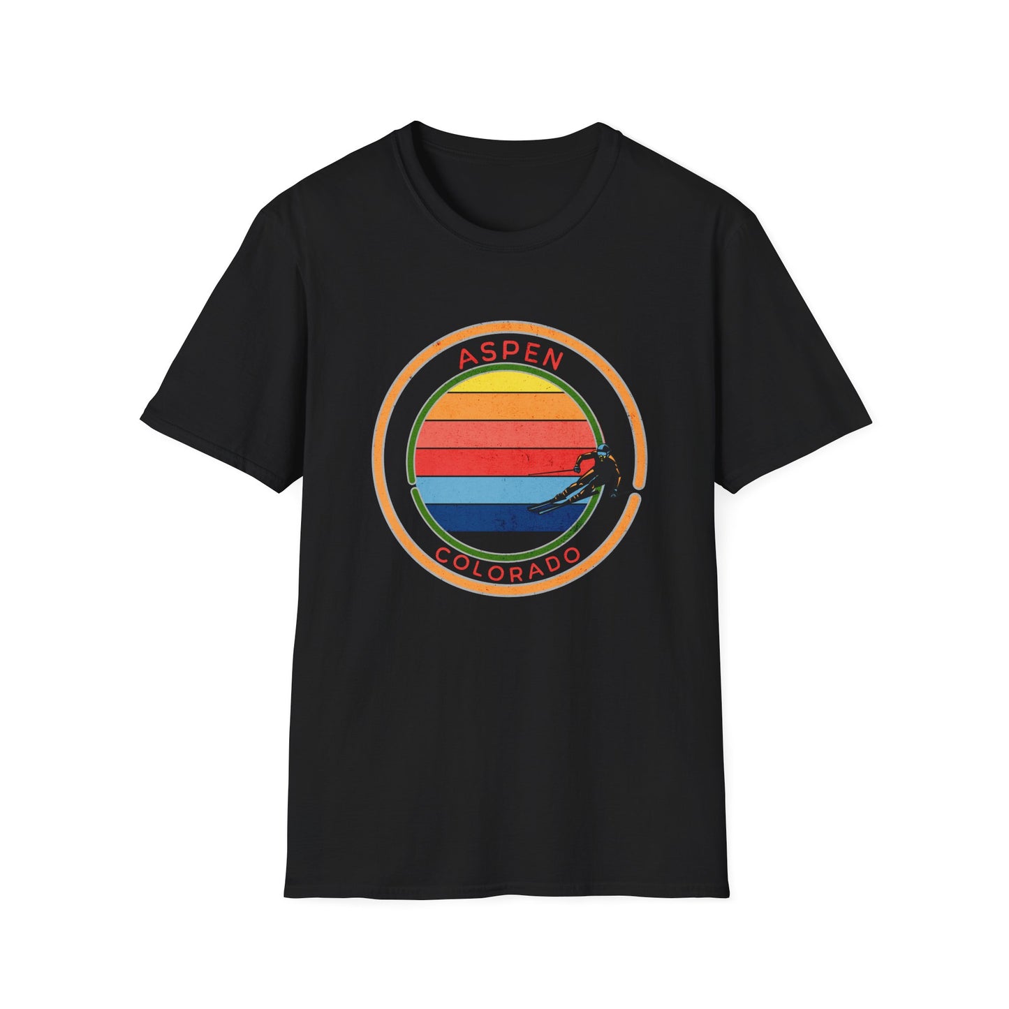 Aspen Sun Skier T-Shirt
