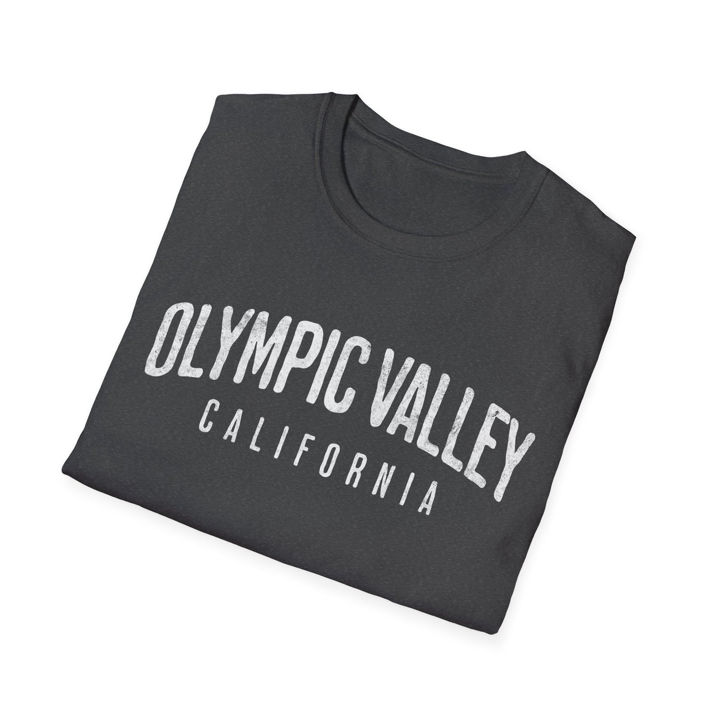 Olympic Valley Distressed Ski T-Shirt