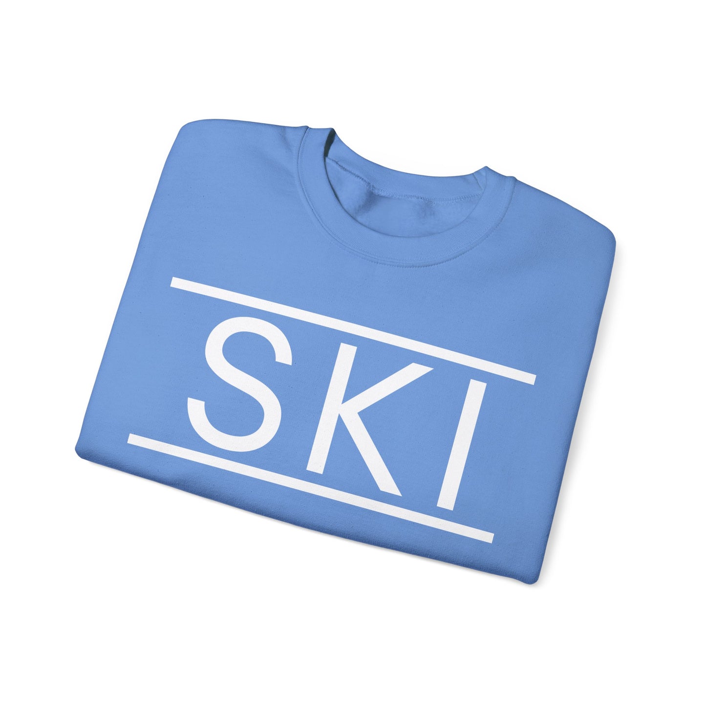 SKI Classic Snow White Crewneck Sweatshirt