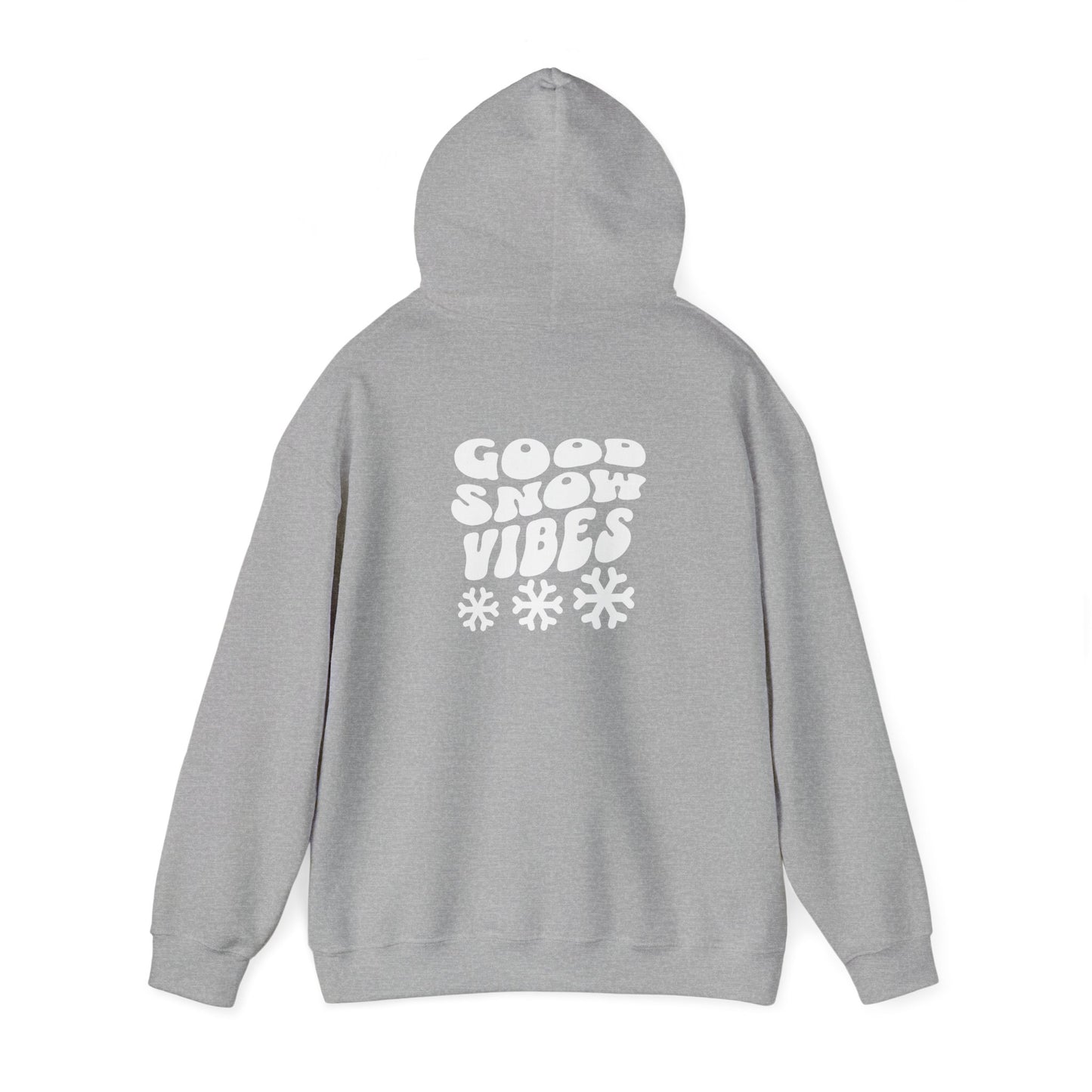 Good Snow Vibes Fun Skiing Unisex Hooded Sweatshirt