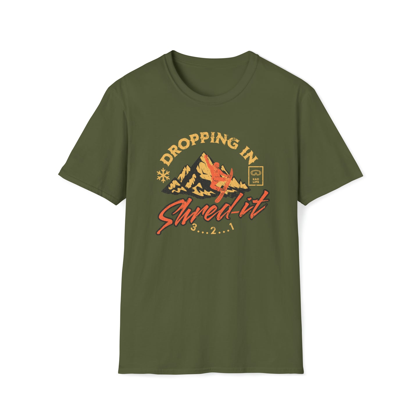 Snowboarding Rip It Casual T-Shirt