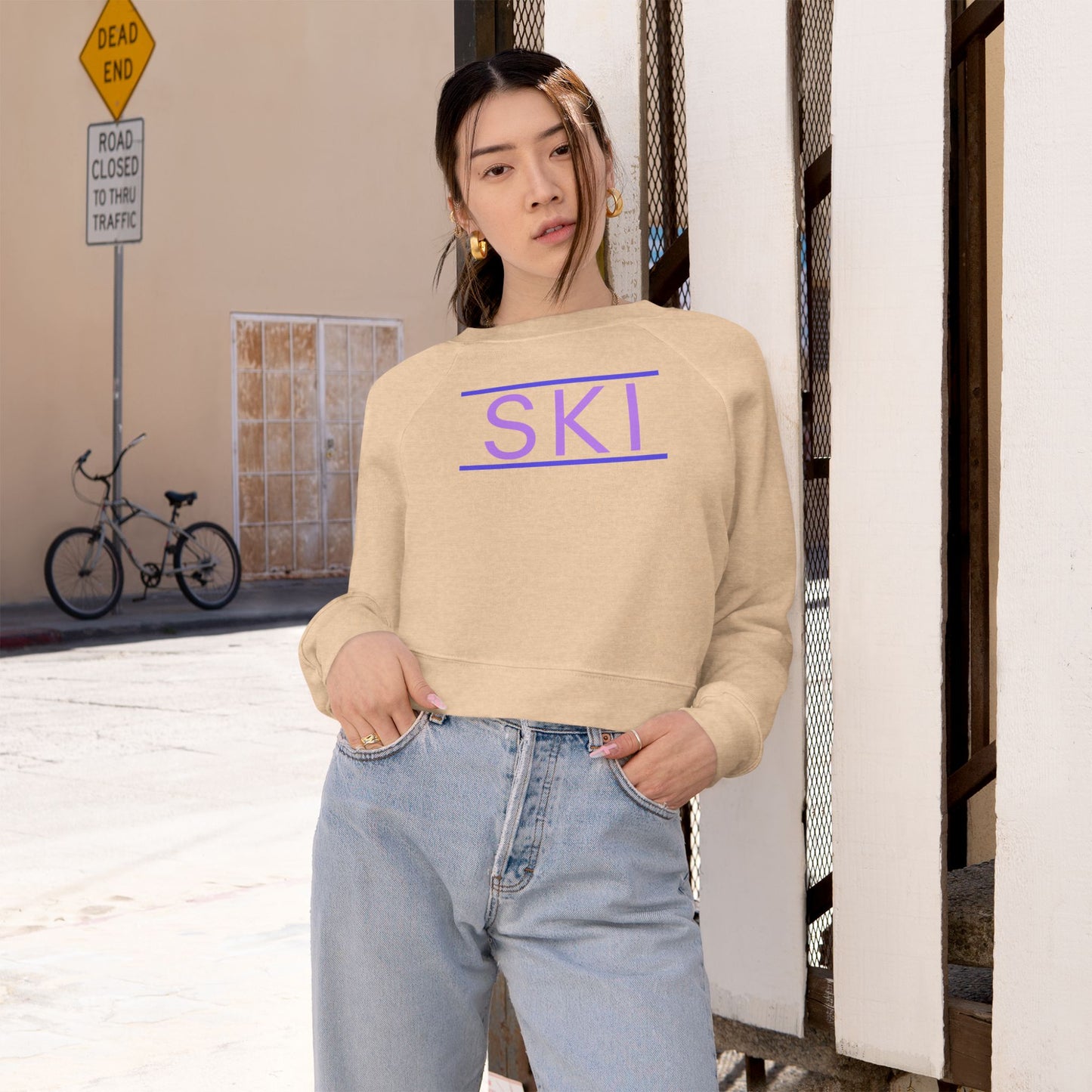 SKI Classic Crop Sweatshirt