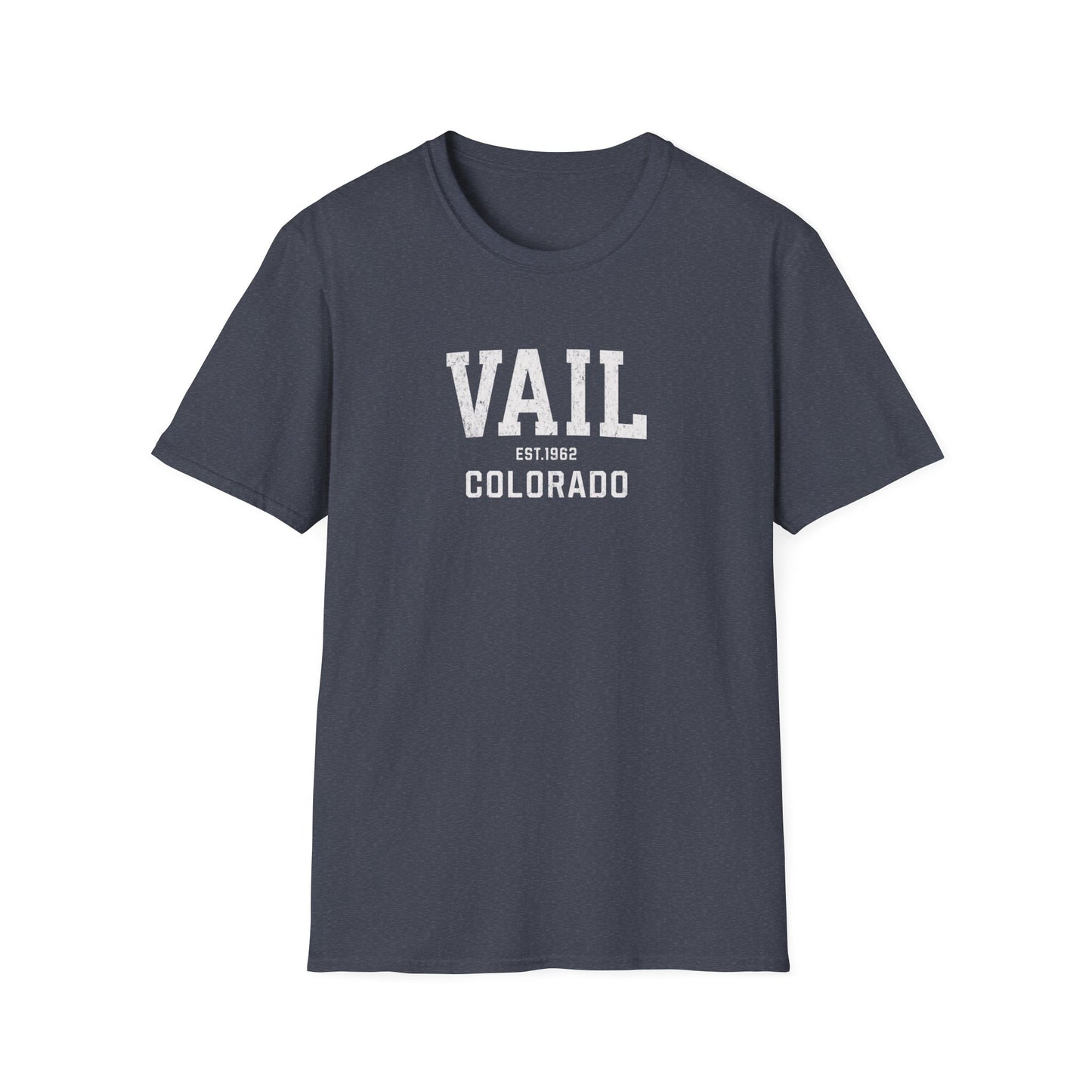 Vail Distressed Ski T-Shirt