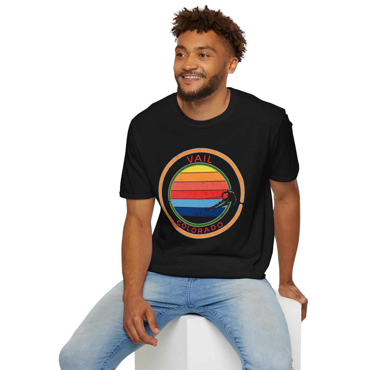 Vail Sun Skier T-Shirt