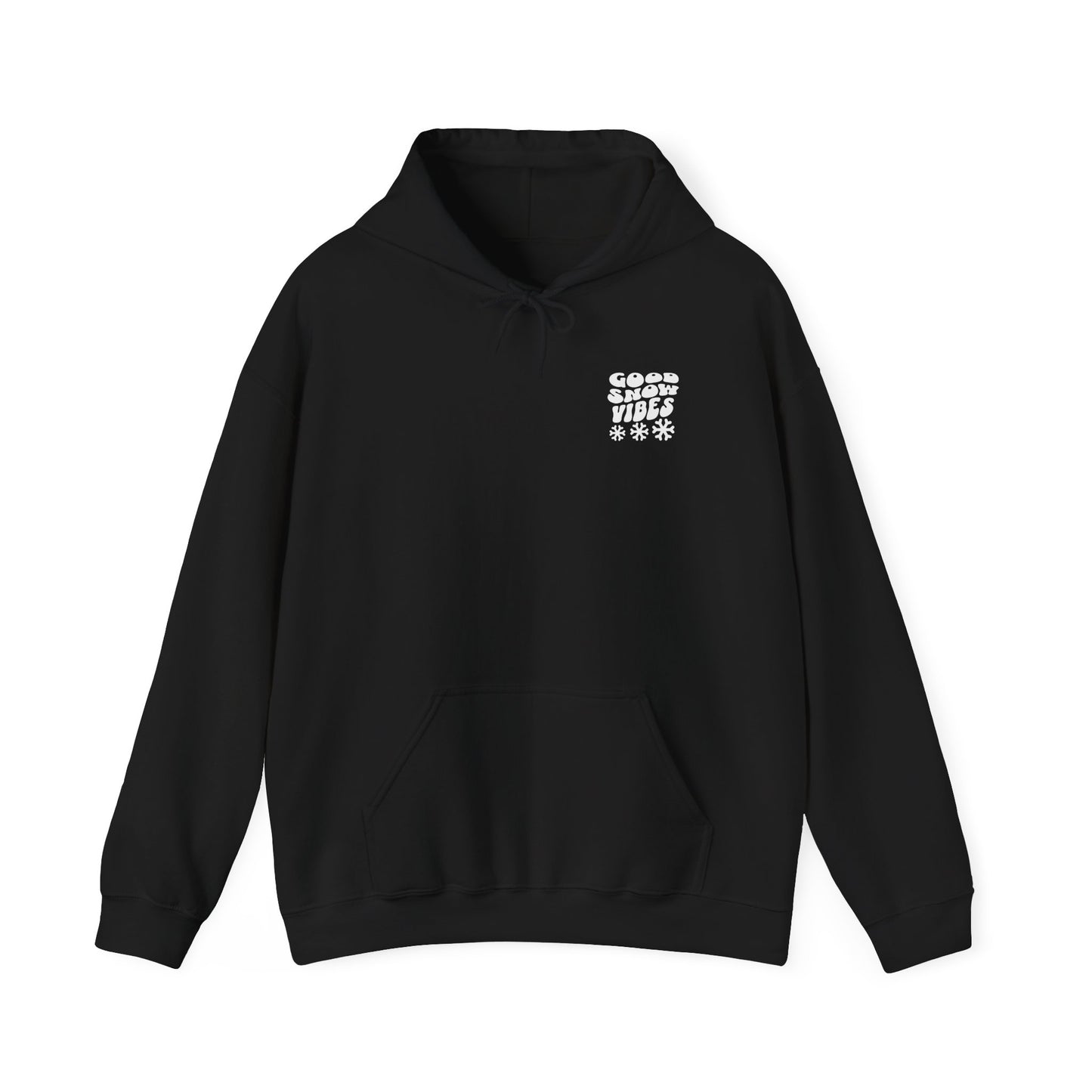 Good Snow Vibes Fun Skiing Unisex Hooded Sweatshirt