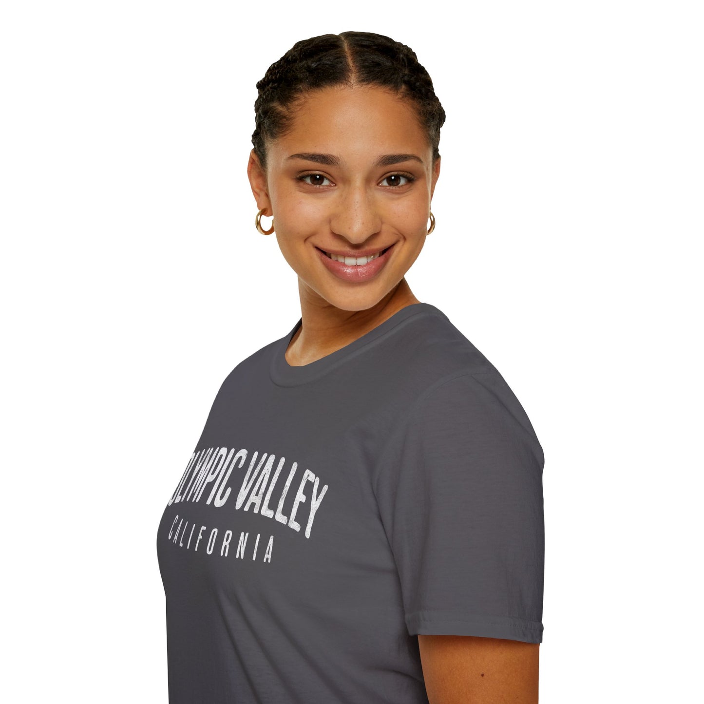 Olympic Valley Distressed Ski T-Shirt
