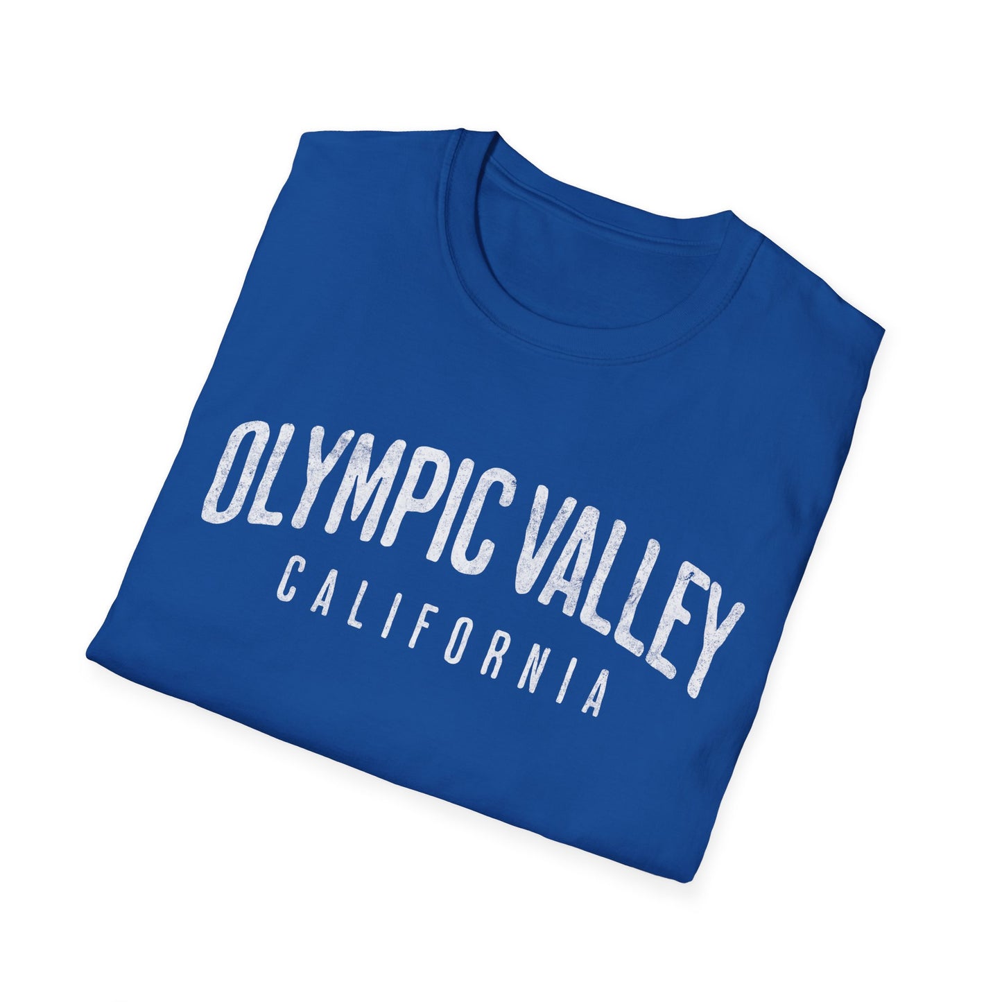 Olympic Valley Distressed Ski T-Shirt