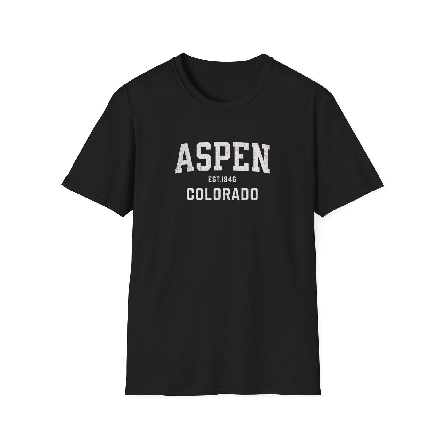 Aspen Distressed Ski T-Shirt