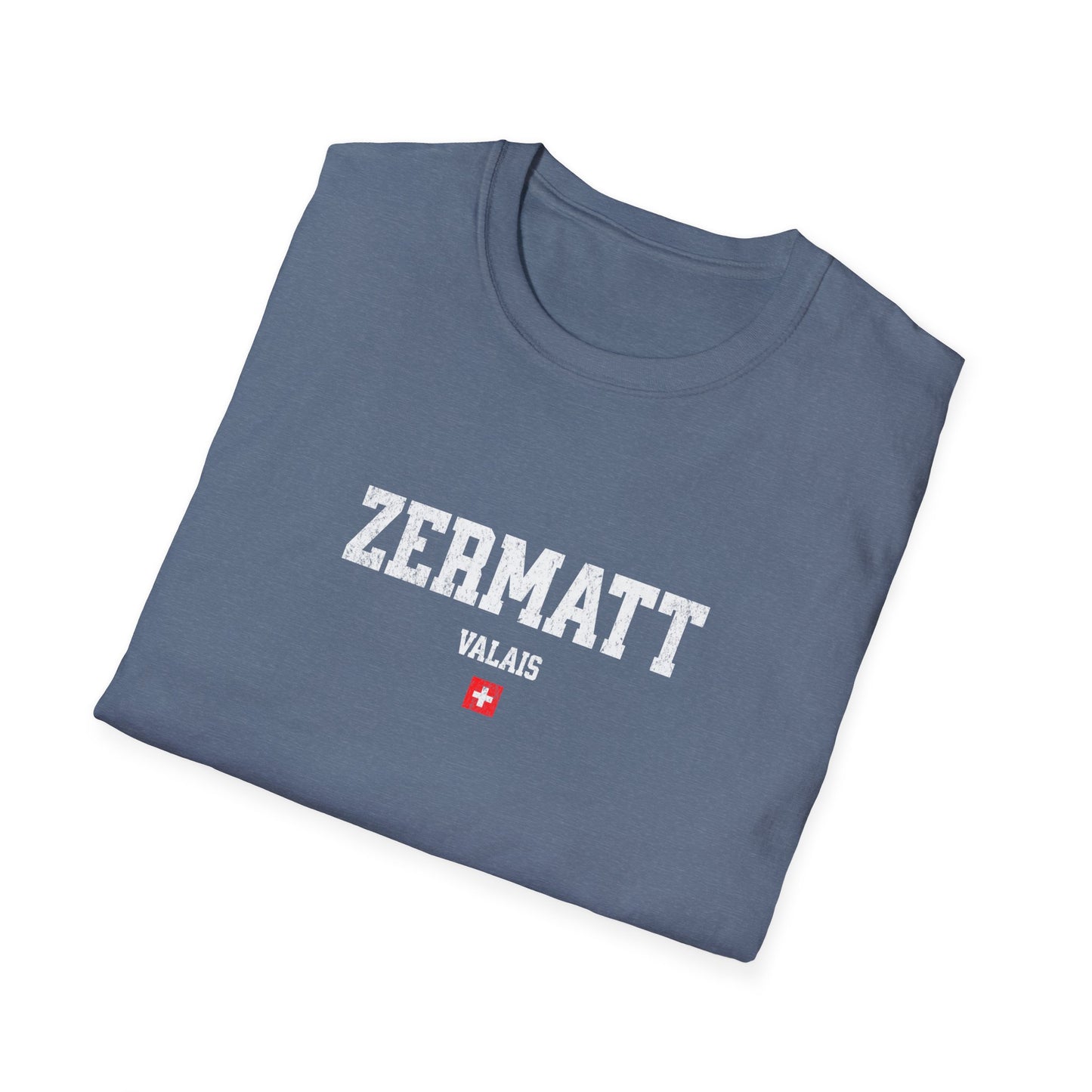 Zermatt Distressed Ski T-Shirt