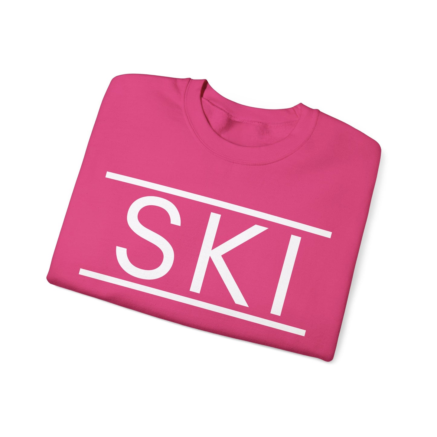 SKI Classic Snow White Crewneck Sweatshirt