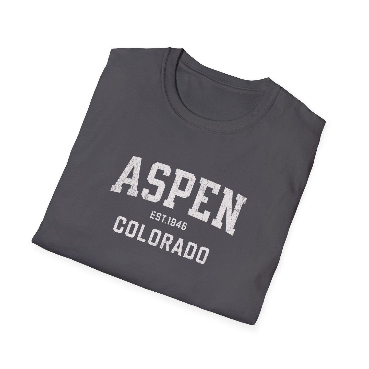 Aspen Distressed Ski T-Shirt