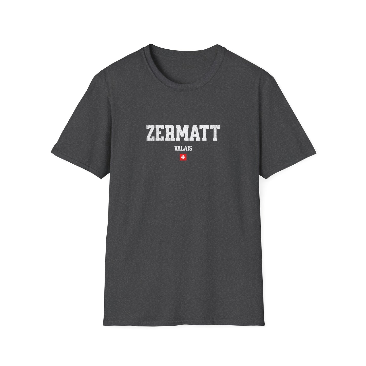 Zermatt Distressed Ski T-Shirt