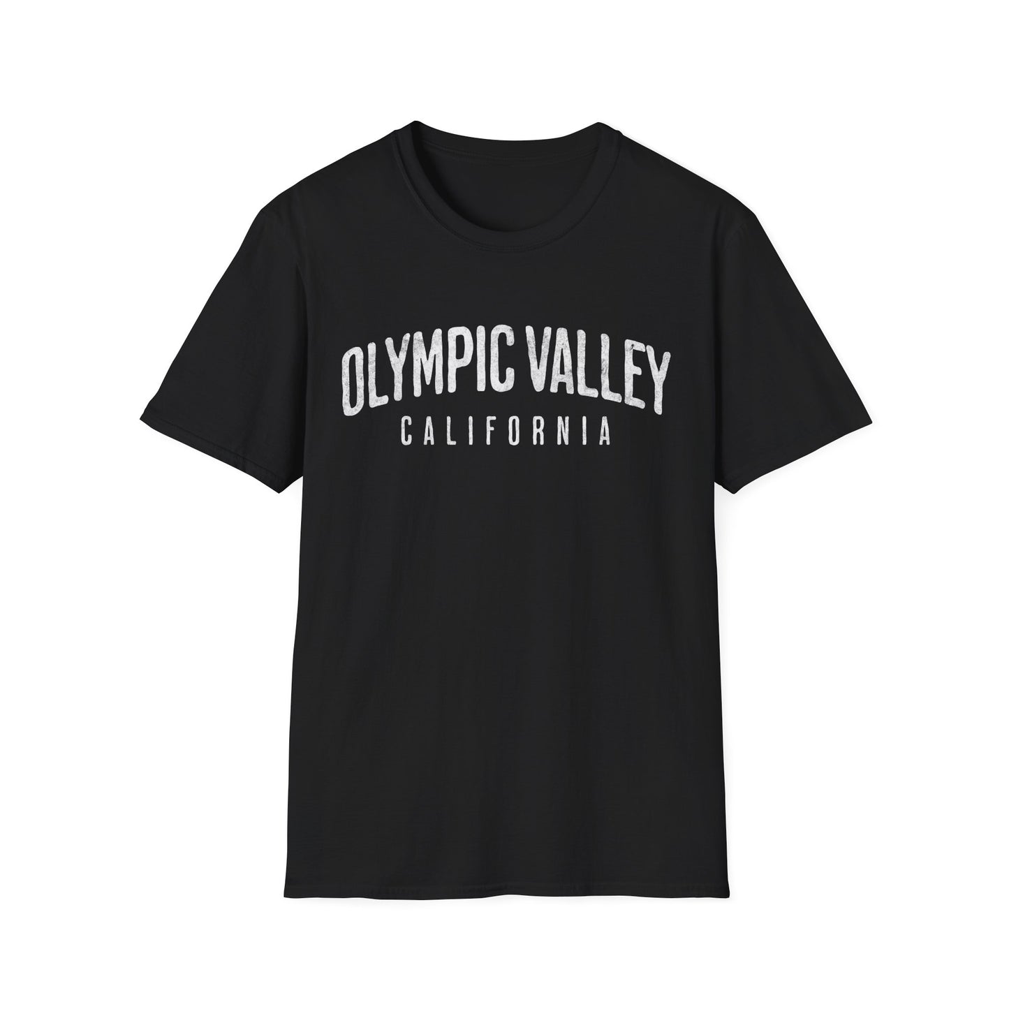 Olympic Valley Distressed Ski T-Shirt