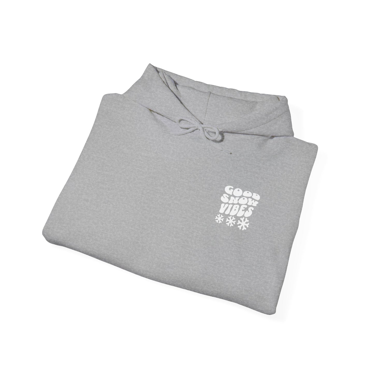 Good Snow Vibes Fun Skiing Unisex Hooded Sweatshirt