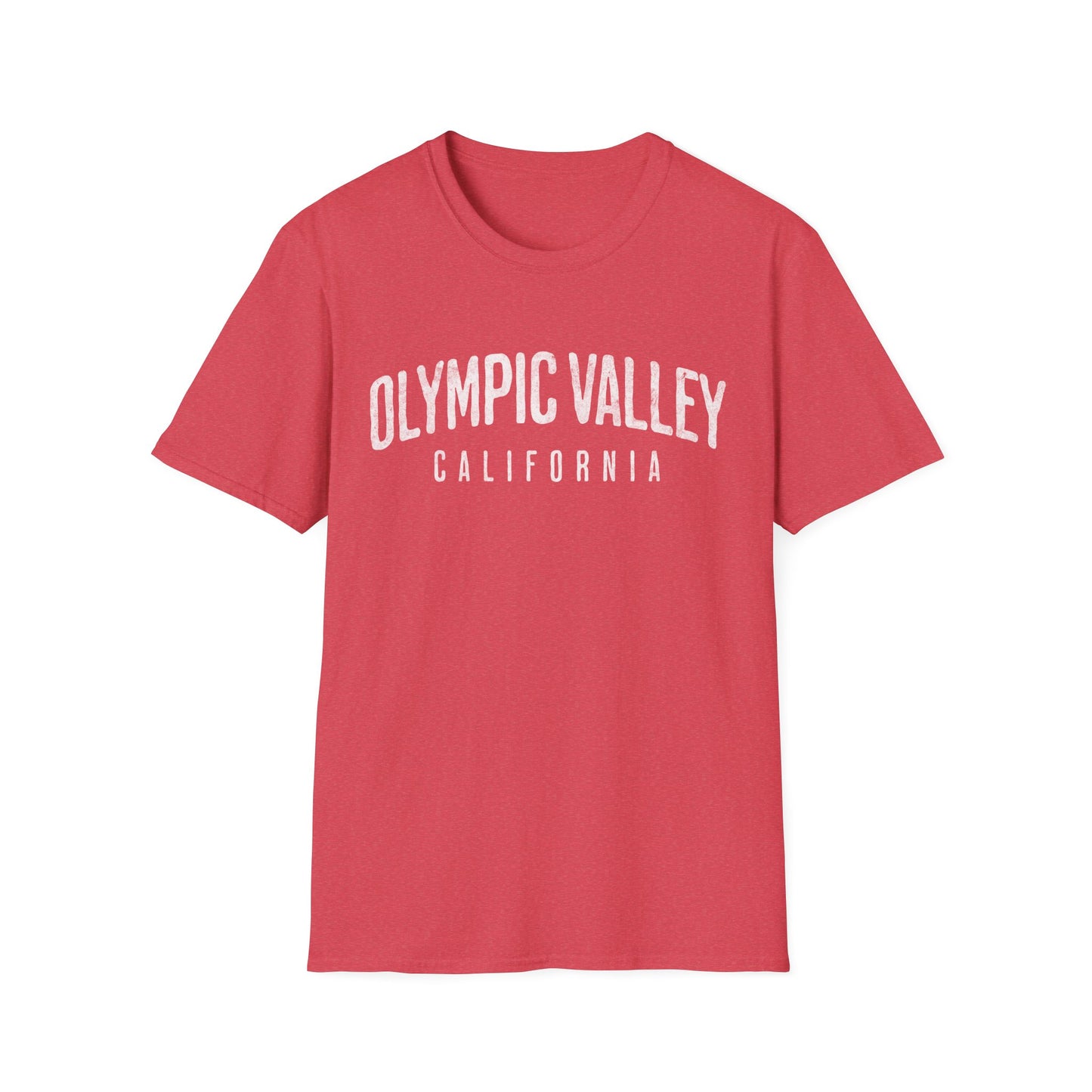 Olympic Valley Distressed Ski T-Shirt