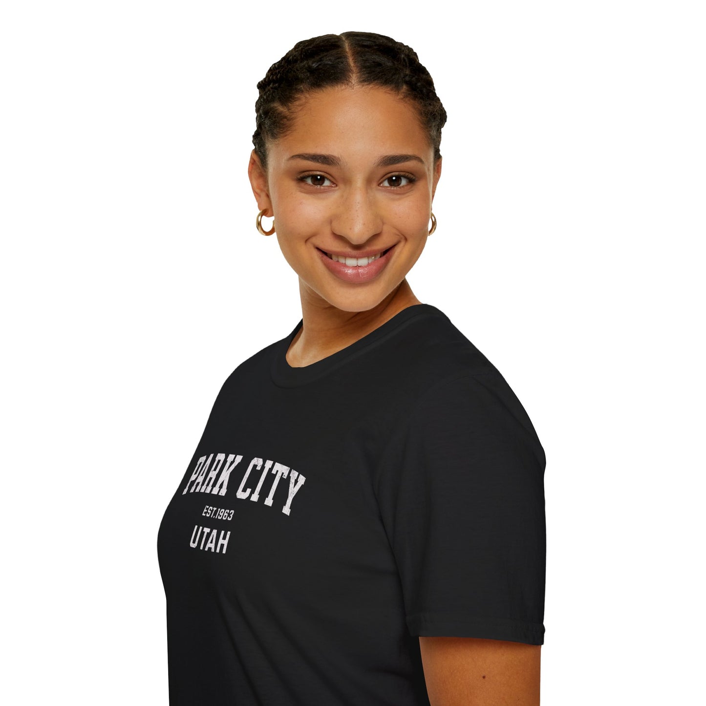 Park City Distressed Ski T-Shirt