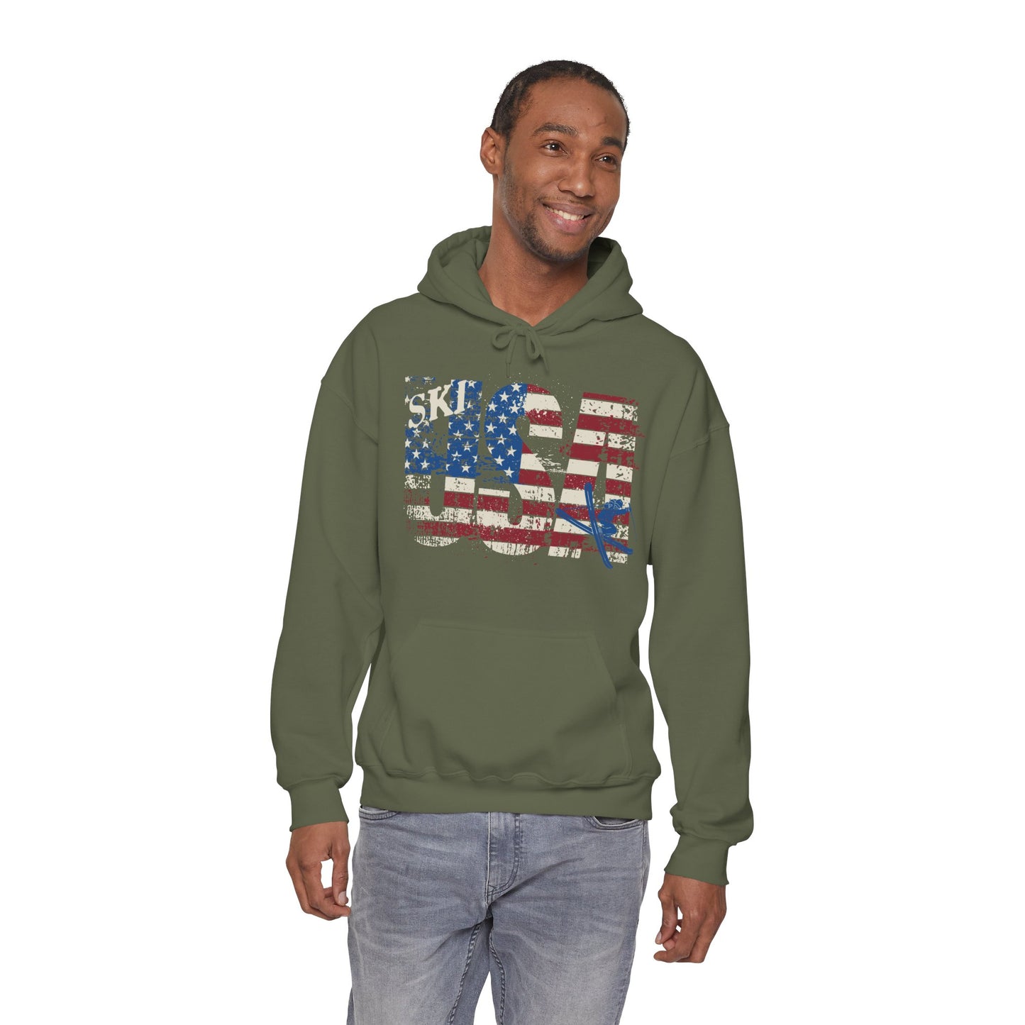 Ski USA Hooded Sweatshirt