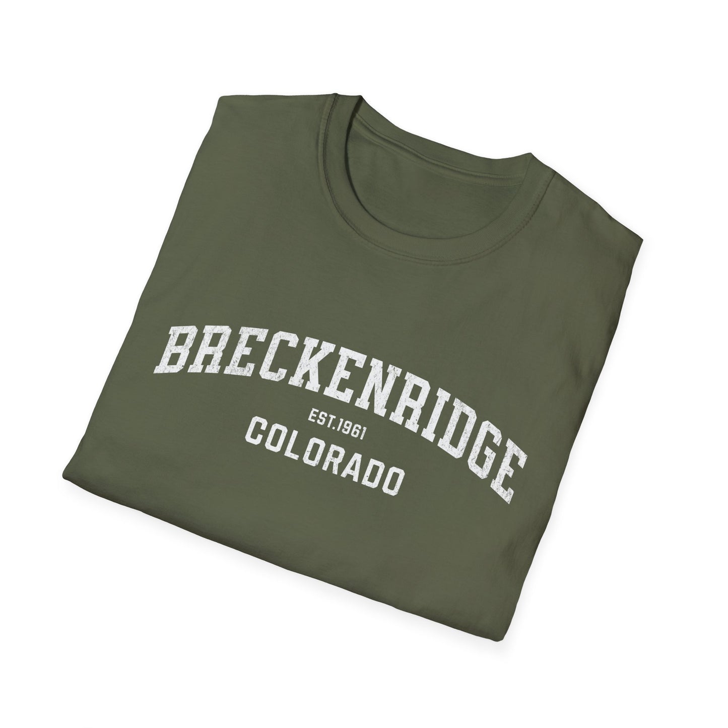 Breckenridge Distressed Ski T-Shirt