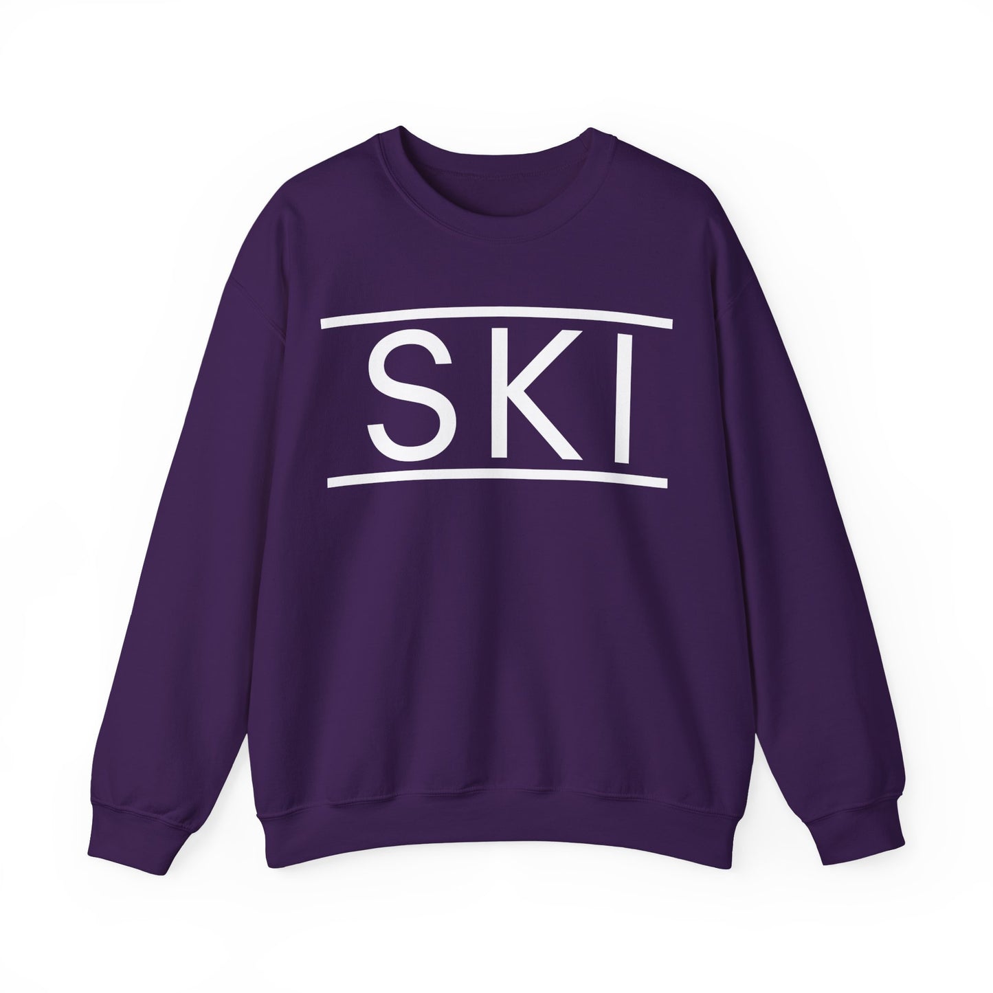 SKI Classic Snow White Crewneck Sweatshirt