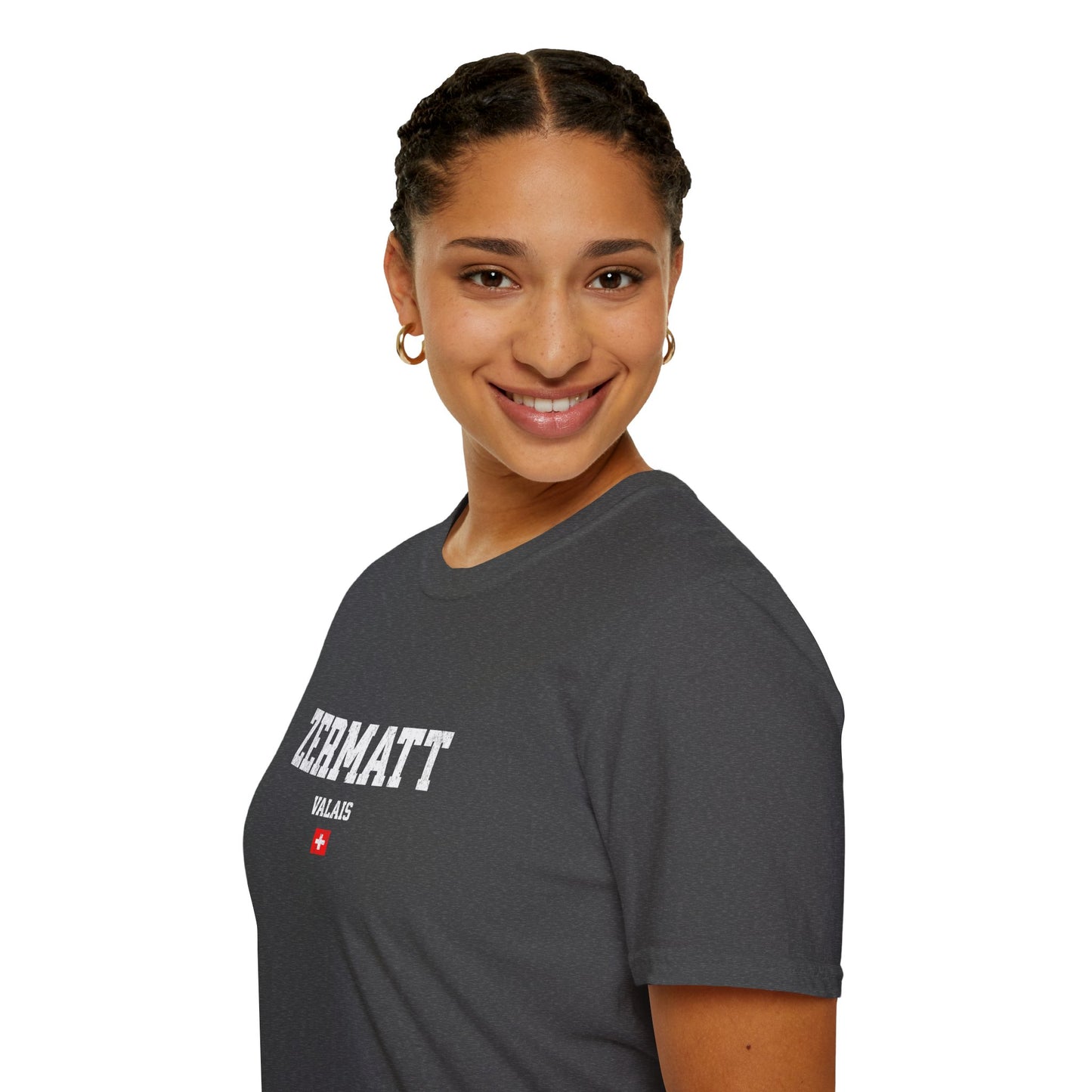 Zermatt Distressed Ski T-Shirt