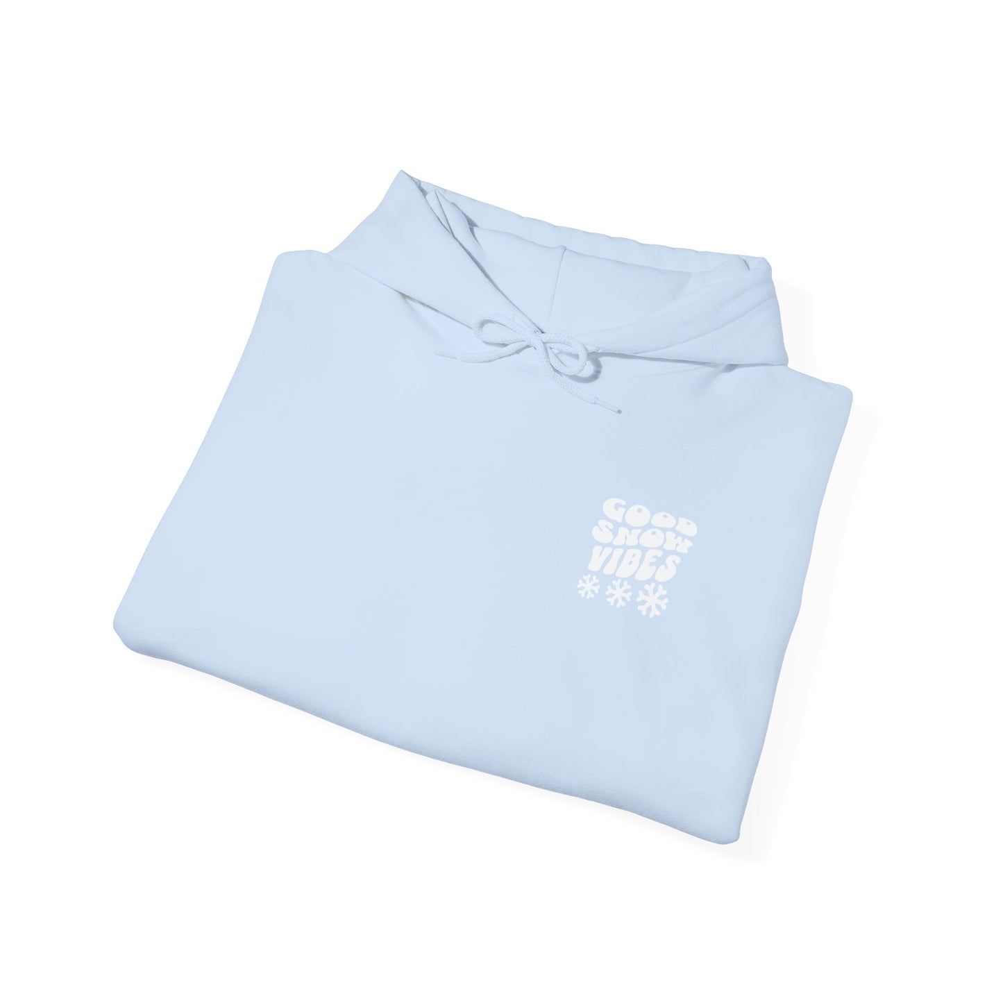 Good Snow Vibes Fun Skiing Unisex Hooded Sweatshirt