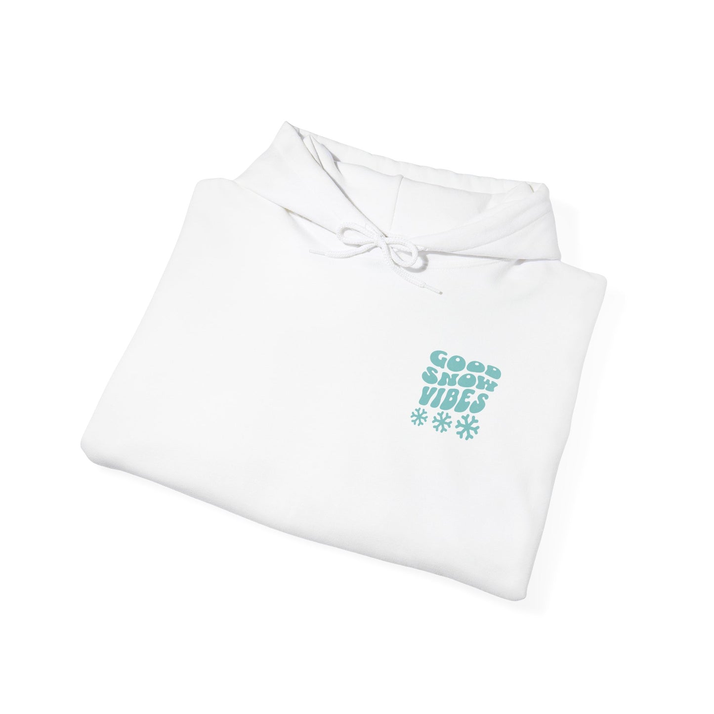 Good Snow Vibes Fun Skiing Unisex Hooded Sweatshirt