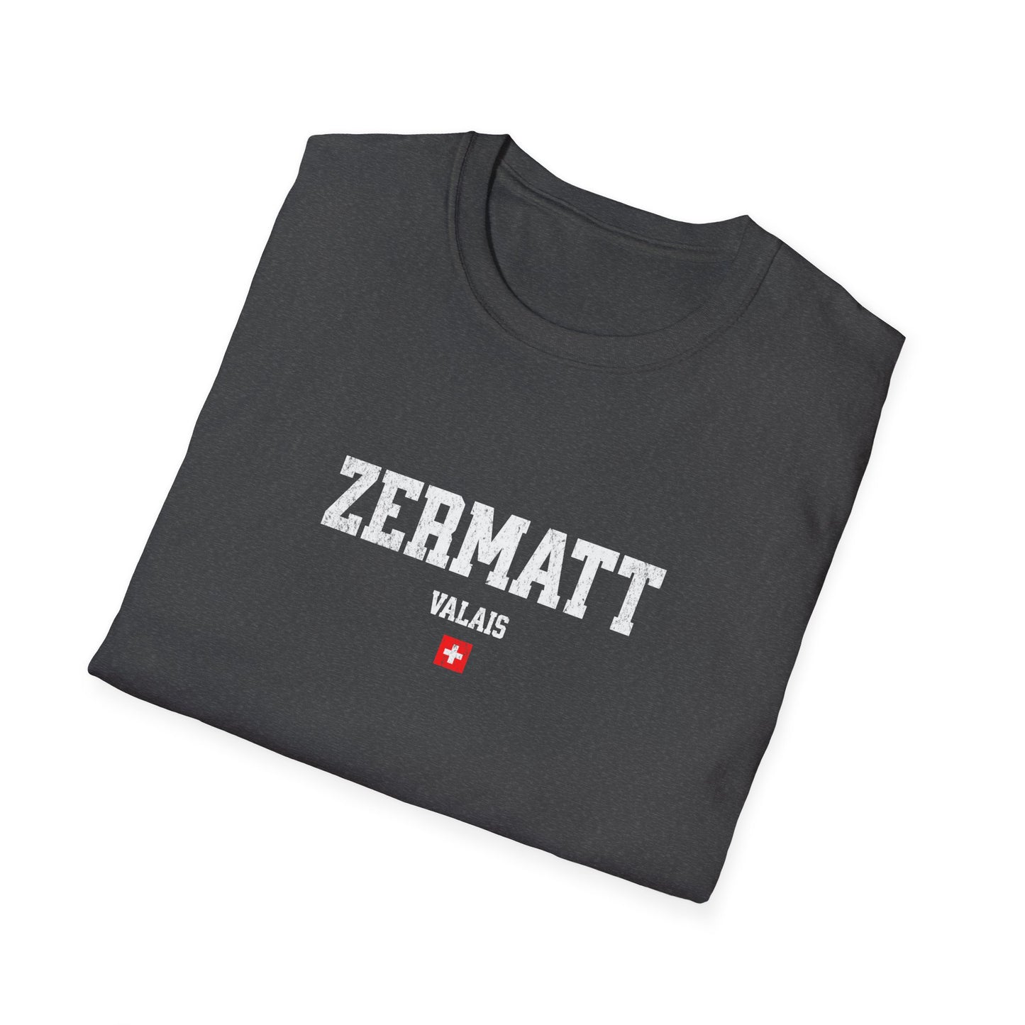 Zermatt Distressed Ski T-Shirt