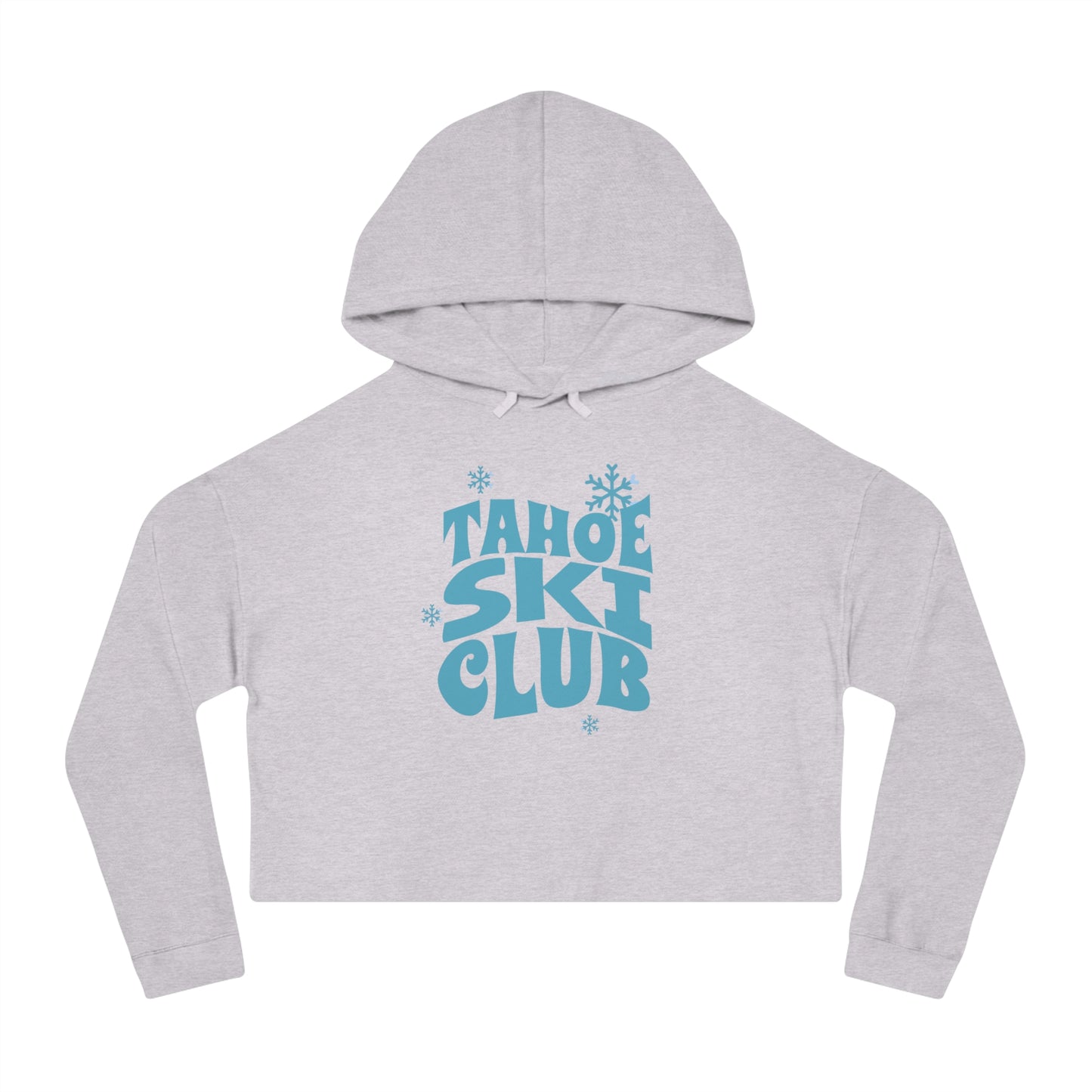 Tahoe Ski Club Crop Hoodie