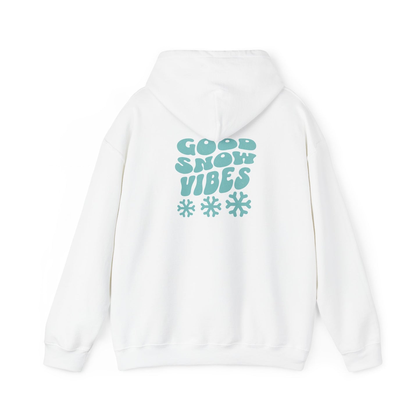 Good Snow Vibes Fun Skiing Unisex Hooded Sweatshirt