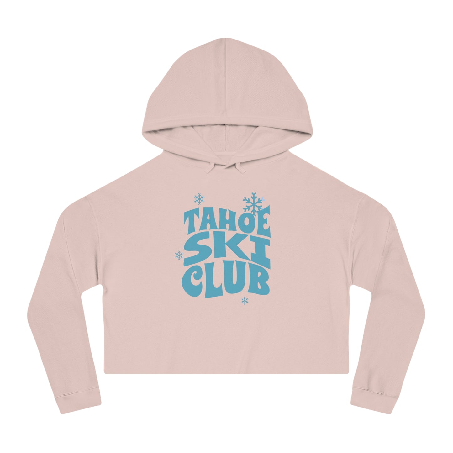 Tahoe Ski Club Crop Hoodie