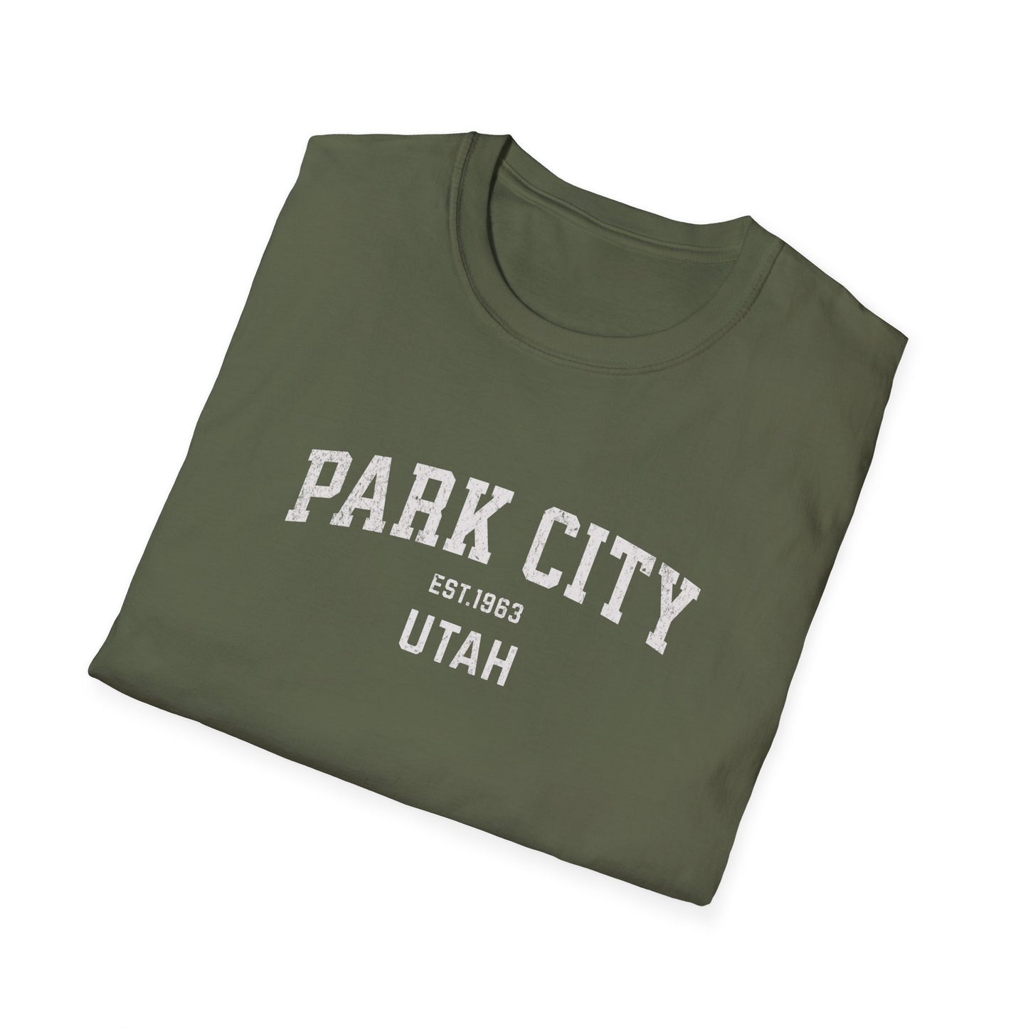 Park City Distressed Ski T-Shirt