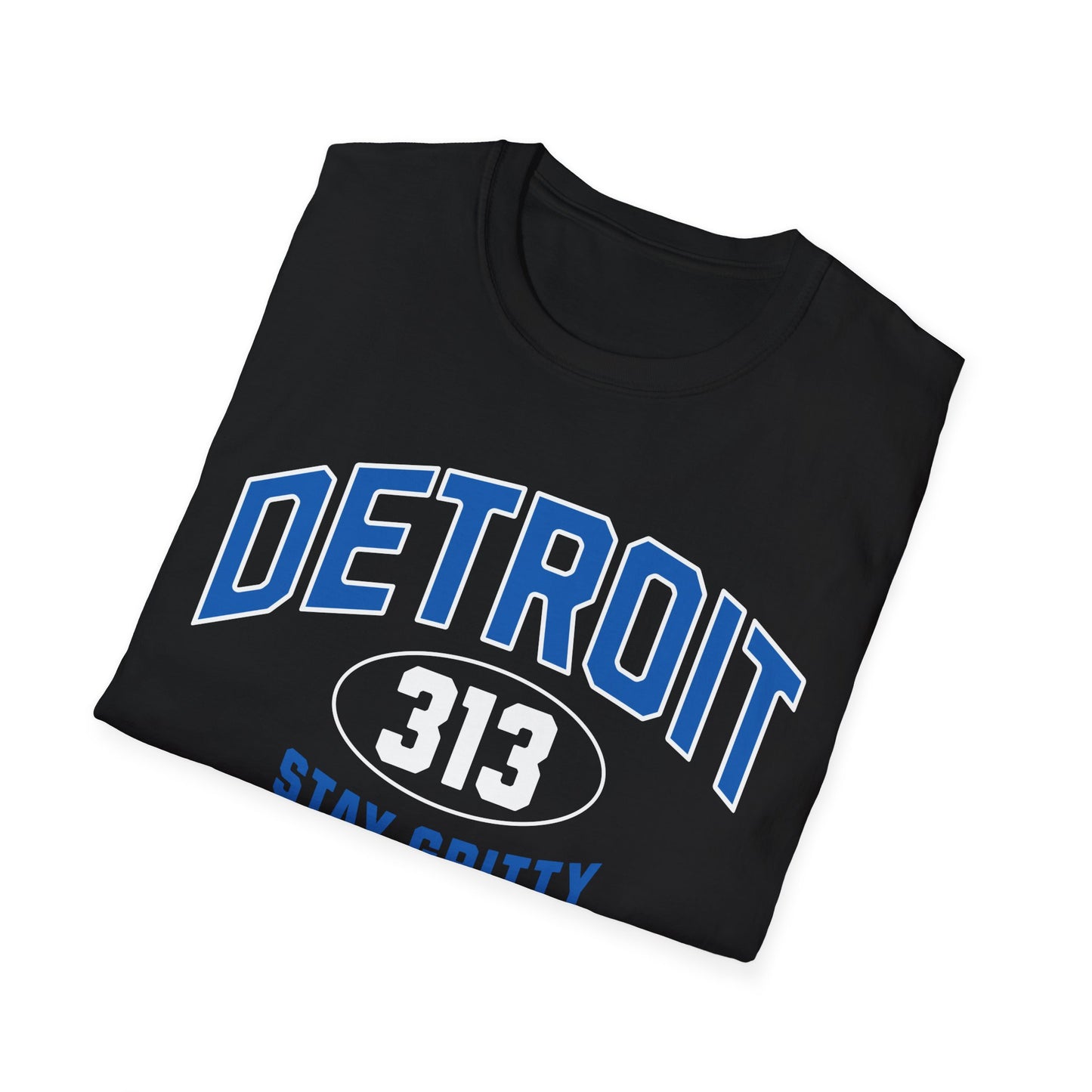 Detroit 313 Stay Gritty Varsity T-Shirt