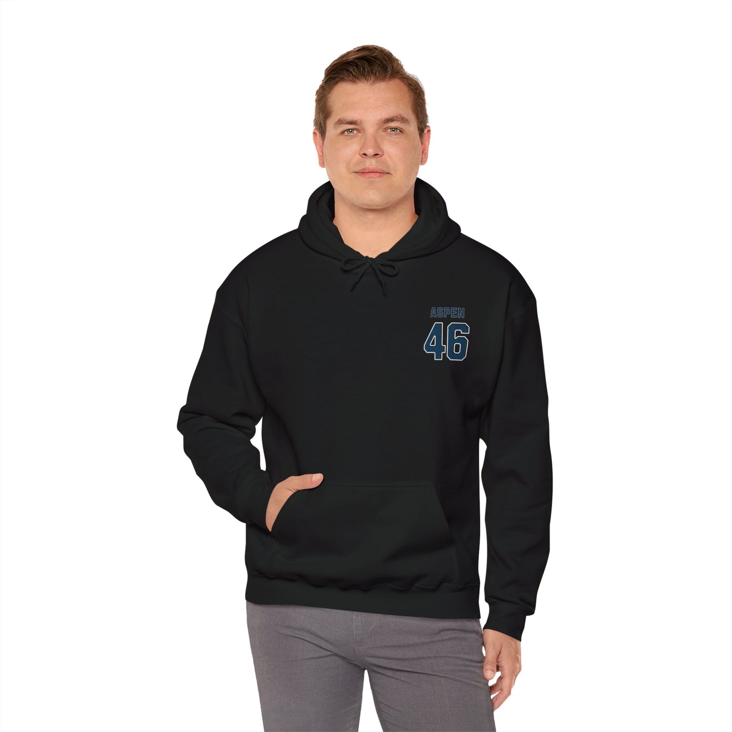 Aspen 46 Skiing Unisex Hooded Sweatshirt