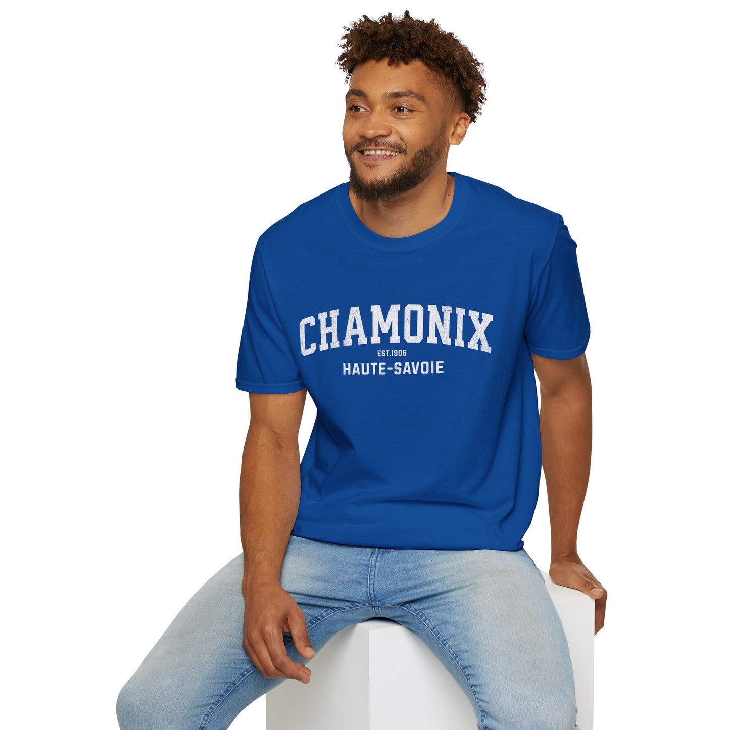 Chamonix Distressed Ski T-Shirt