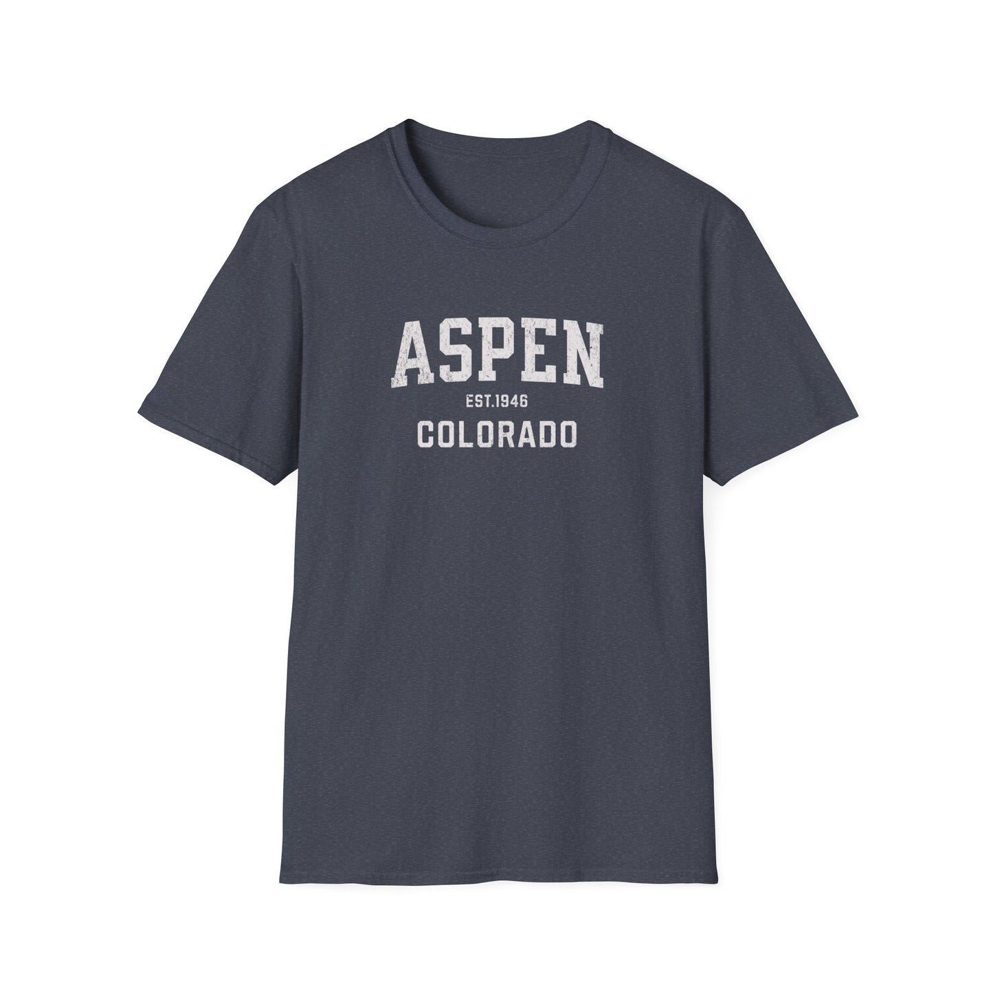 Aspen Distressed Ski T-Shirt