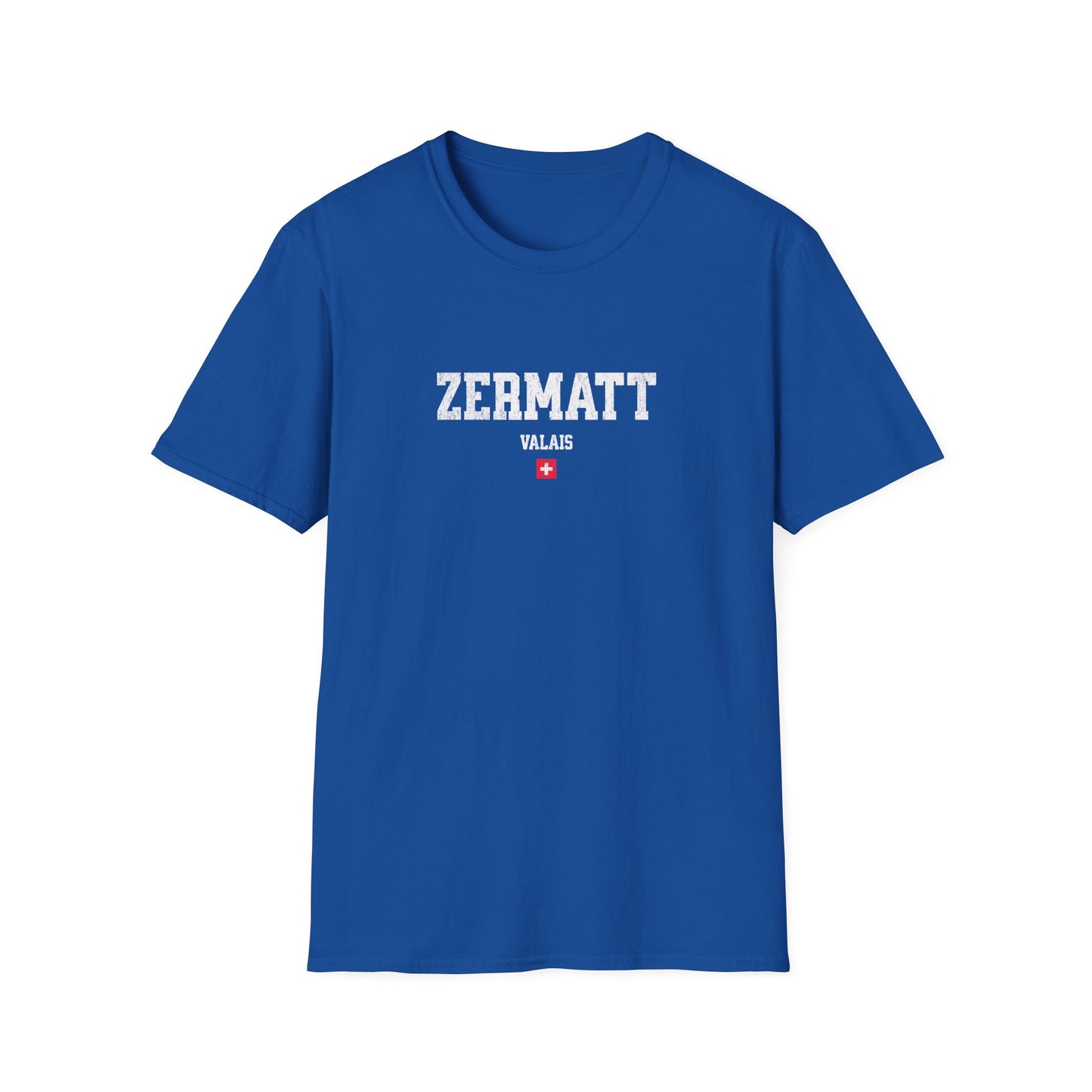 Zermatt Distressed Ski T-Shirt