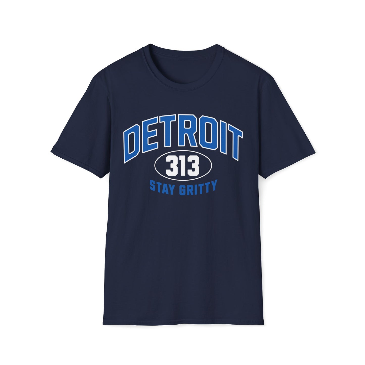 Detroit 313 Stay Gritty Varsity T-Shirt