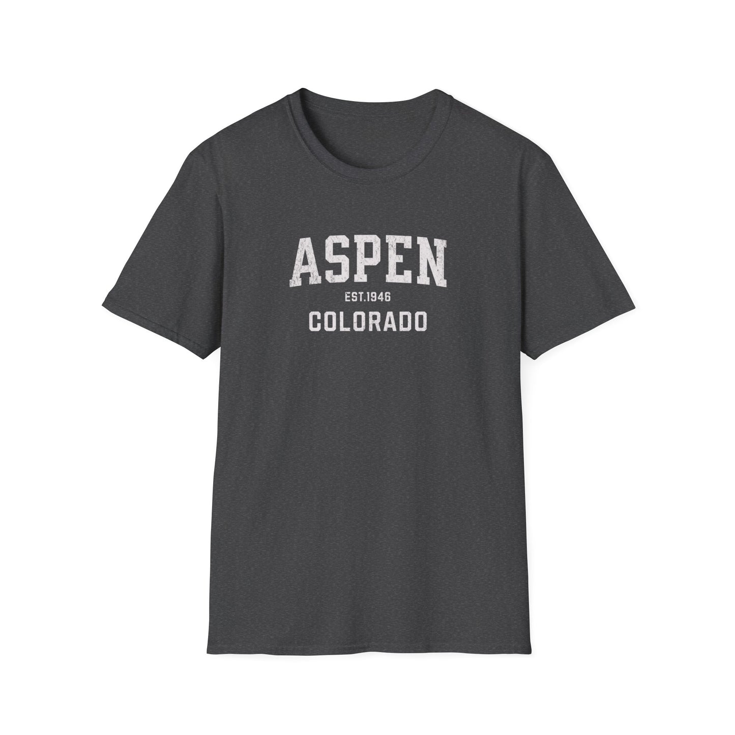 Aspen Distressed Ski T-Shirt