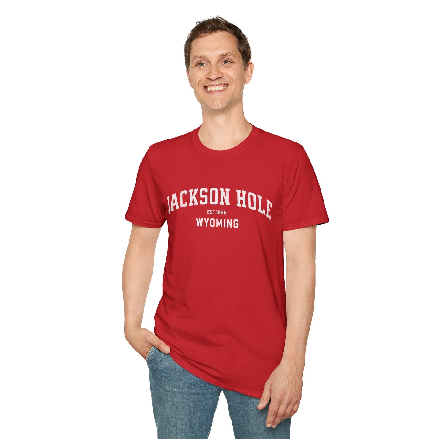 Jackson Hole Distressed Ski T-Shirt