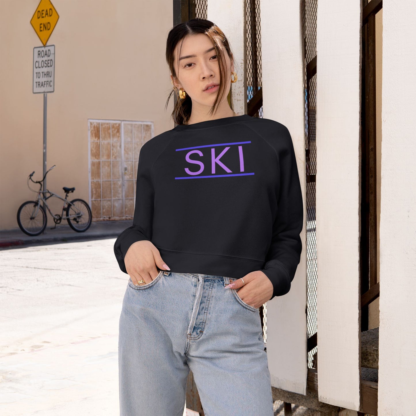 SKI Classic Crop Sweatshirt