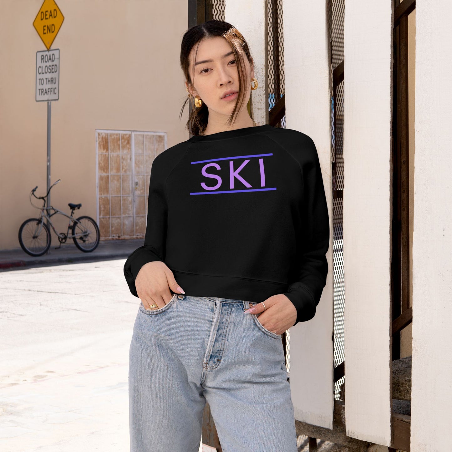 SKI Classic Crop Sweatshirt